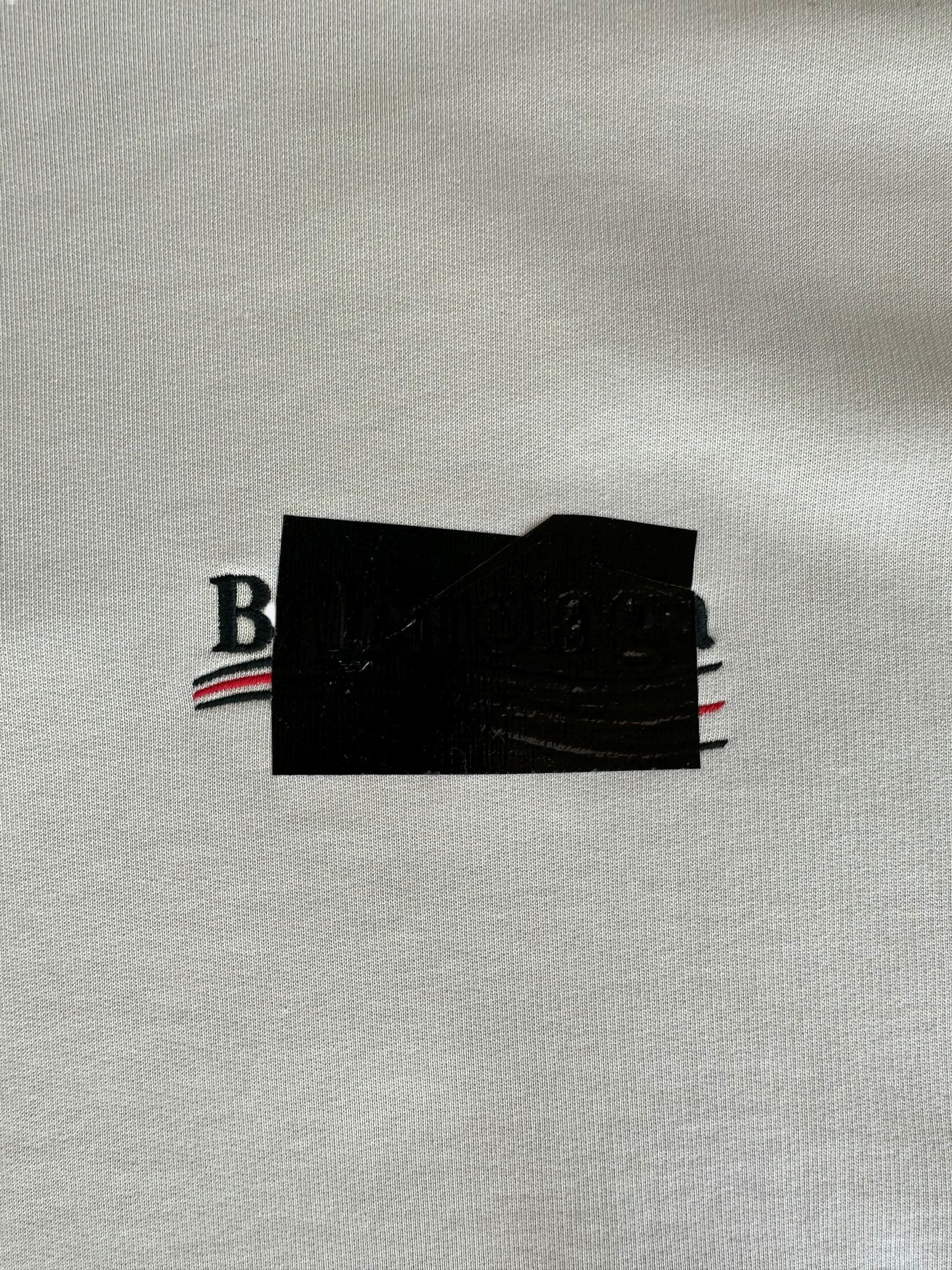Balenciaga Balenciaga Grey Gaffer Tape Campaign Logo Hoodie Size US XXL / EU 58 / 5 - 3 Thumbnail