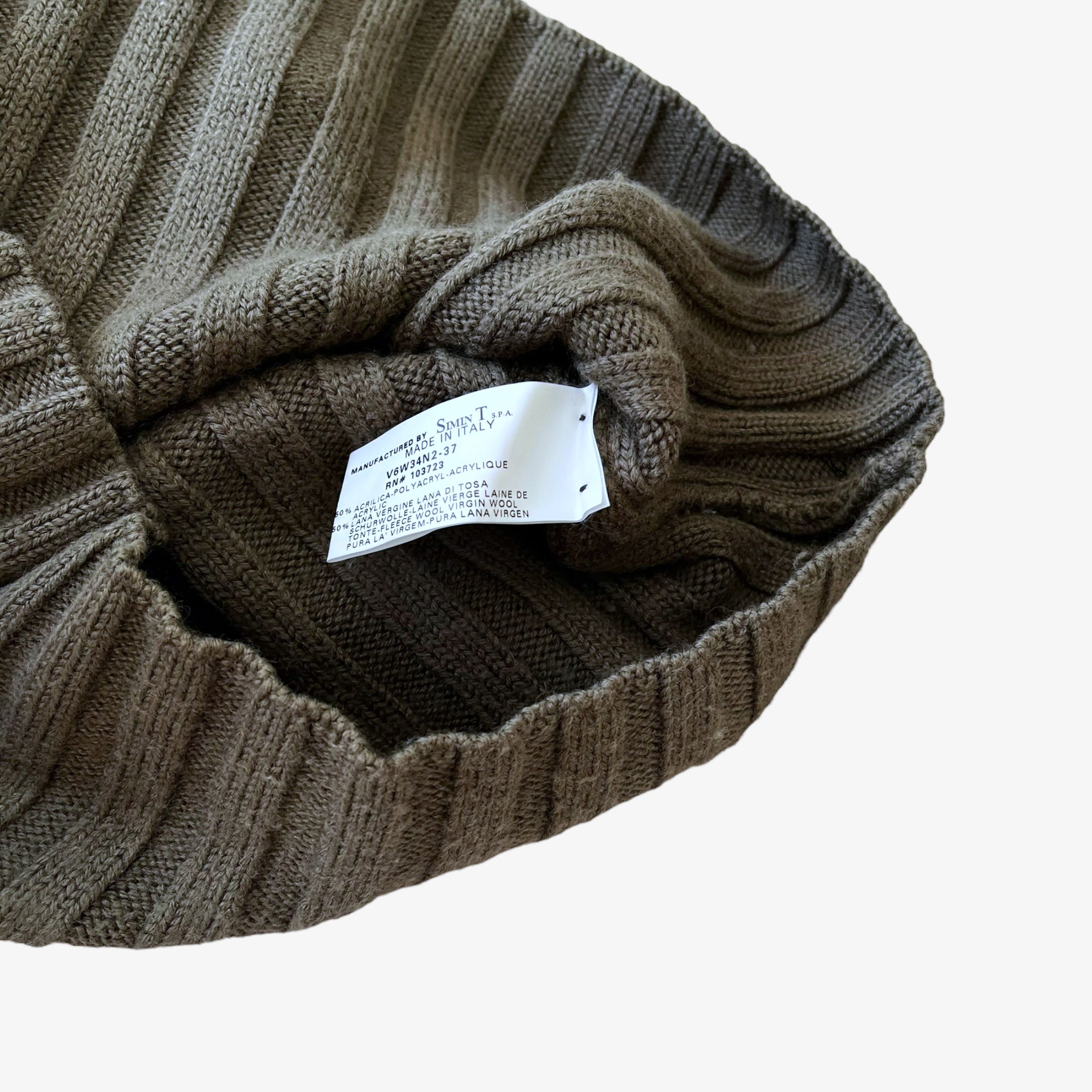 Armani Vintage Y2K Women's Armani Quarter Zip Wool Blend Fleece Size S / US 4 / IT 40 - 4 Thumbnail