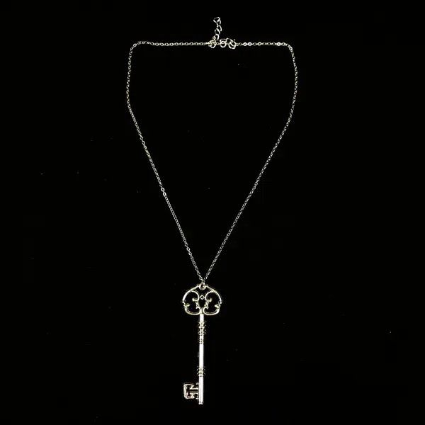 VIBE Gothic Key Pendant Necklace and Punk Necklace Gothic Chain Size ONE SIZE - 4 Thumbnail