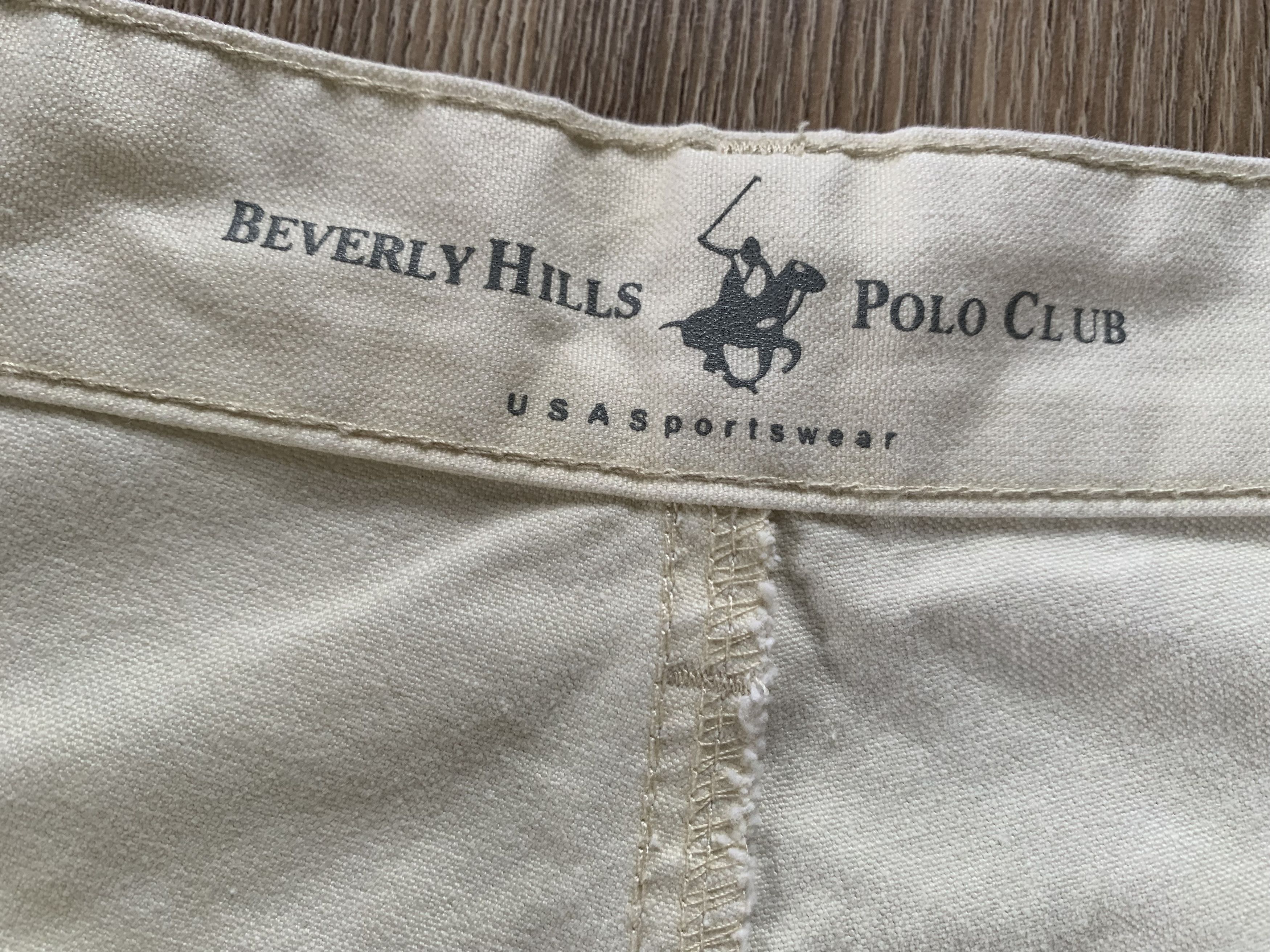 Beverly Hills Polo Club × Vintage Beverly Hills Polo Club Vintage Cargo Denim Shorts Size US 32 / EU 48 - 7 Thumbnail