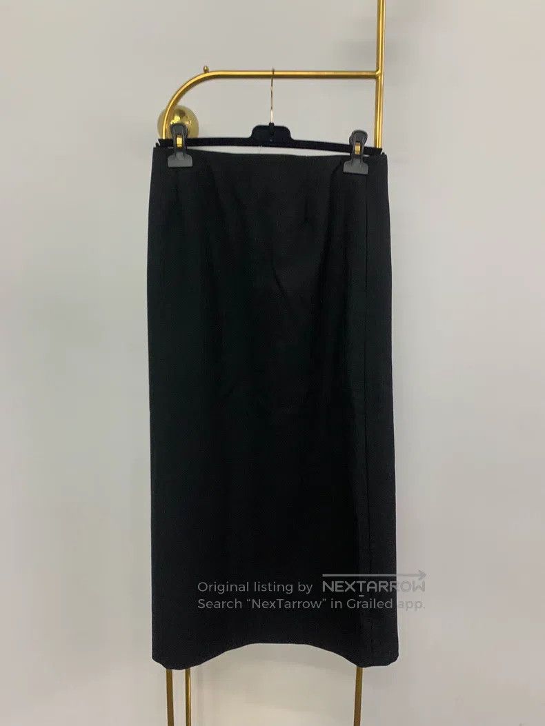 The Row The row size 0 Minimalist slit black wool slim skirt Size 25" / US 0 / IT 36 - 3 Thumbnail