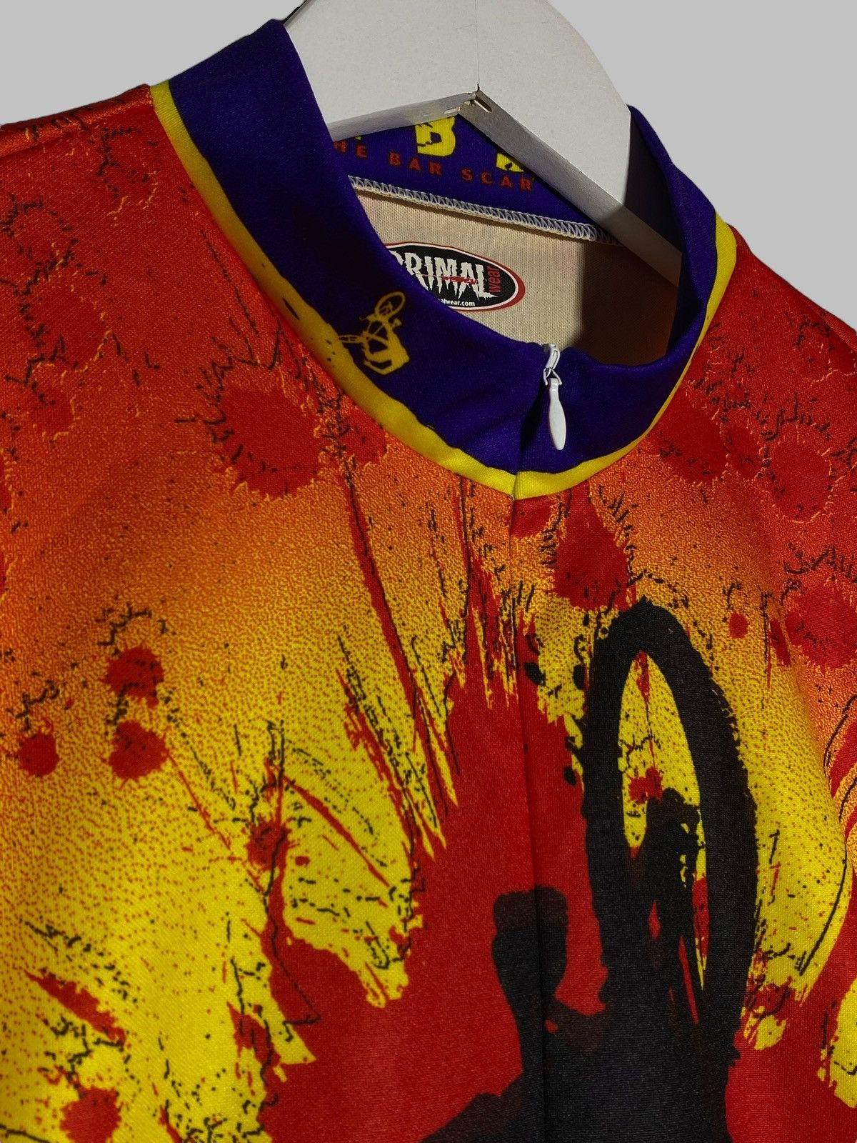 Other 🔥 Y2K BMX BIKE RACE JERSEY AOP PRIMAL XTREME CYBER COLOR Size US L / EU 52-54 / 3 - 3 Thumbnail