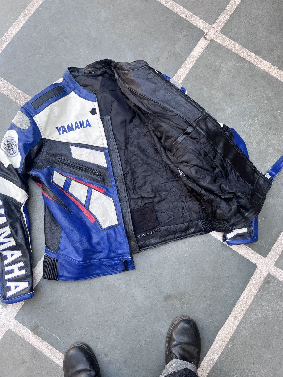 Vintage Rare Vintage Yamaha Racing Leather Jacket – Level 2 Armored Size US XL / EU 56 / 4 - 7 Thumbnail
