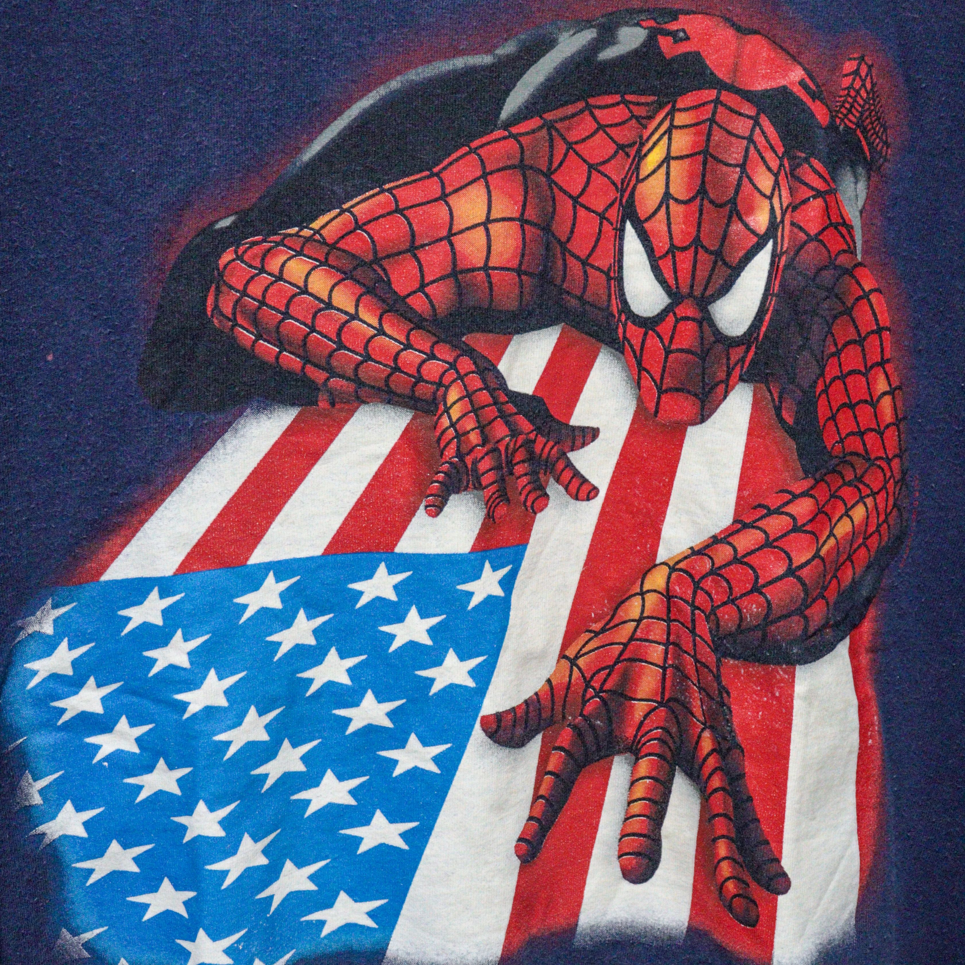 Marvel Comics × Vintage Vintage Spiderman Official '2001 Size US XL / EU 56 / 4 - 2 Thumbnail