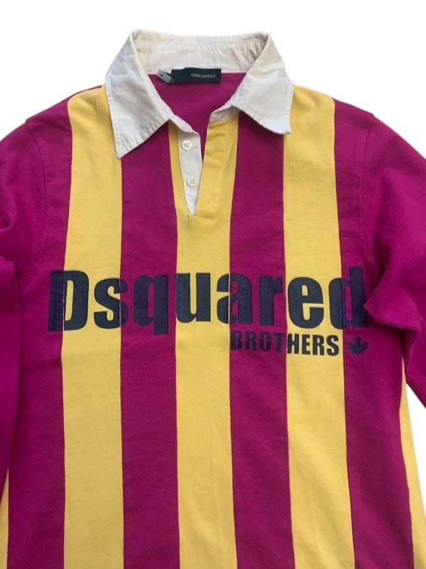 Dsquared2 Dsquared² Striped Rugby Jersey Size US L / EU 52-54 / 3 - 1 Thumbnail