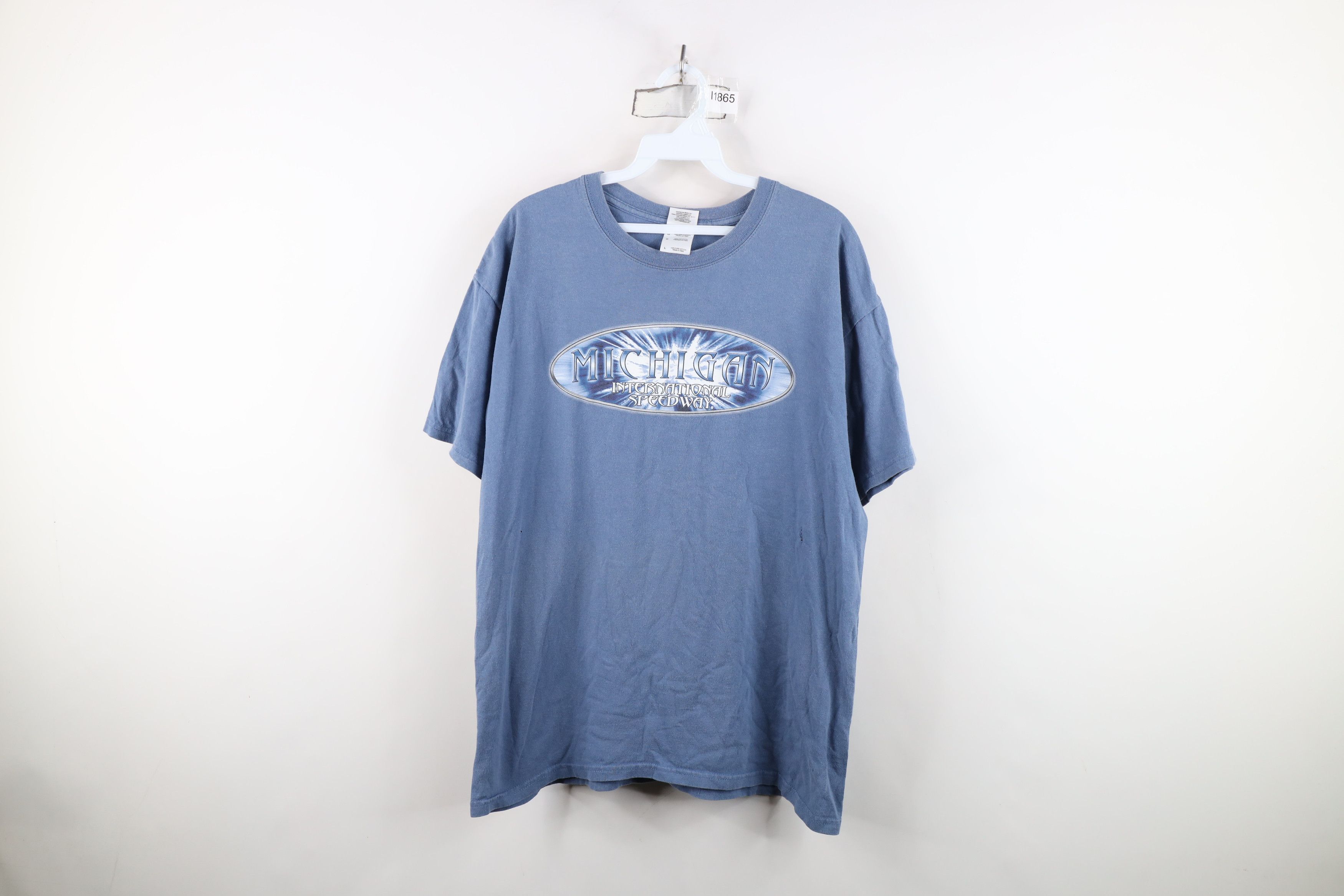 Vintage Vintage NASCAR MIS Michigan International Speedway T-Shirt Size US L / EU 52-54 / 3 - 1 Thumbnail