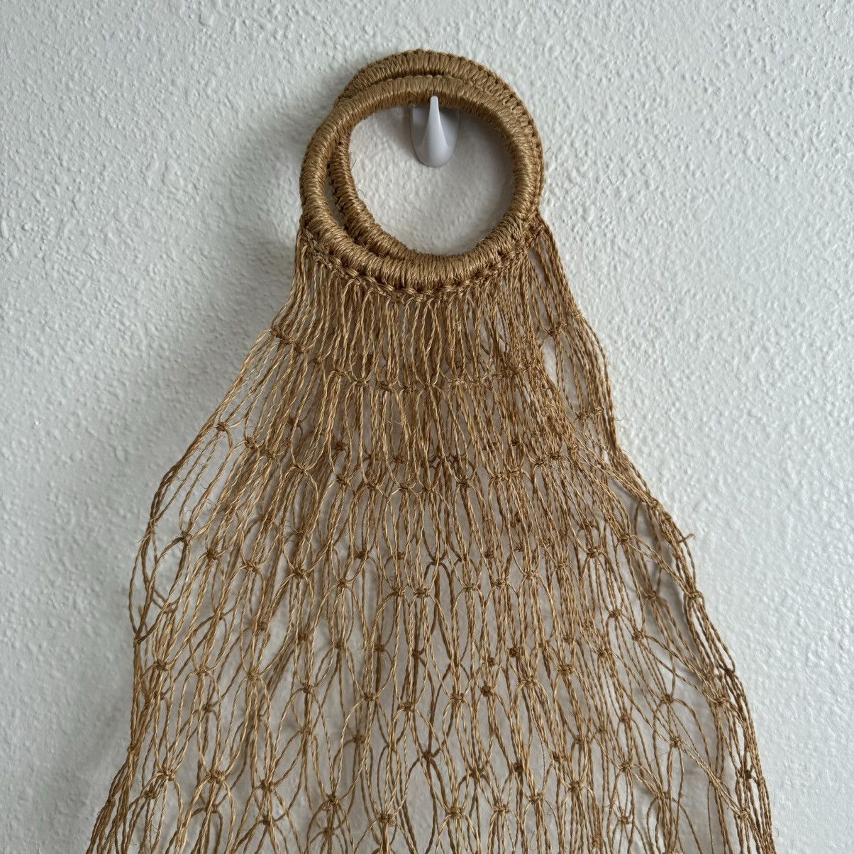 Vintage Vintage 90s Handmade Straw Farmers Market Large Tote Bag Size ONE SIZE - 4 Thumbnail