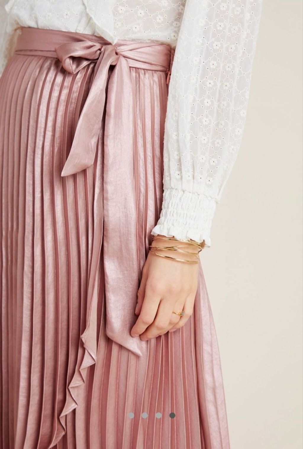 Anthropologie Anthropologie Maeve Paulina Pleated Midi Skirt Size 26" / US 2 / IT 38 - 4 Thumbnail