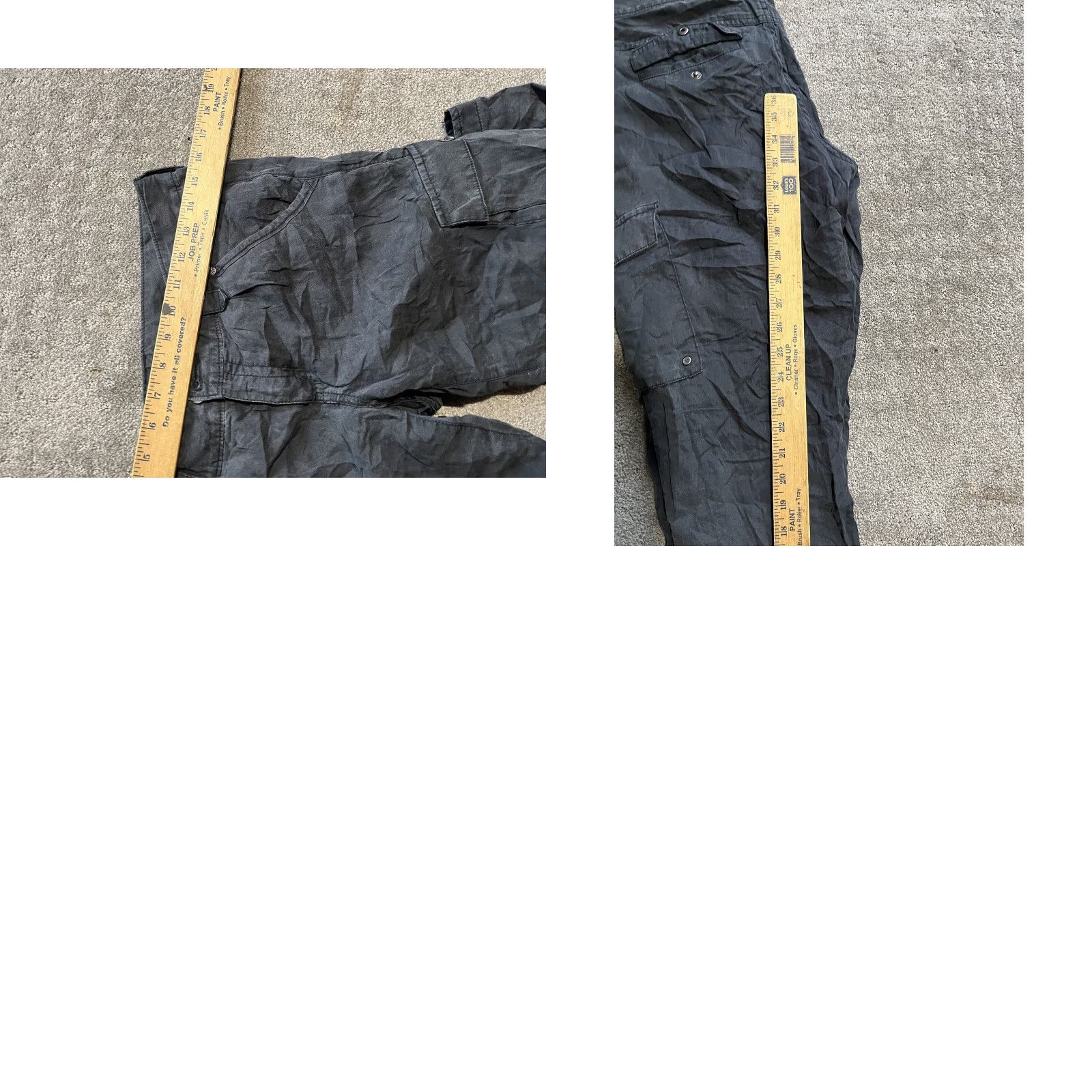 Athleta VINTAGE Athleta Cargo Pants Women's Size 2 Black Travel Clothing Size 26" / US 2 / IT 38 - 8 Thumbnail
