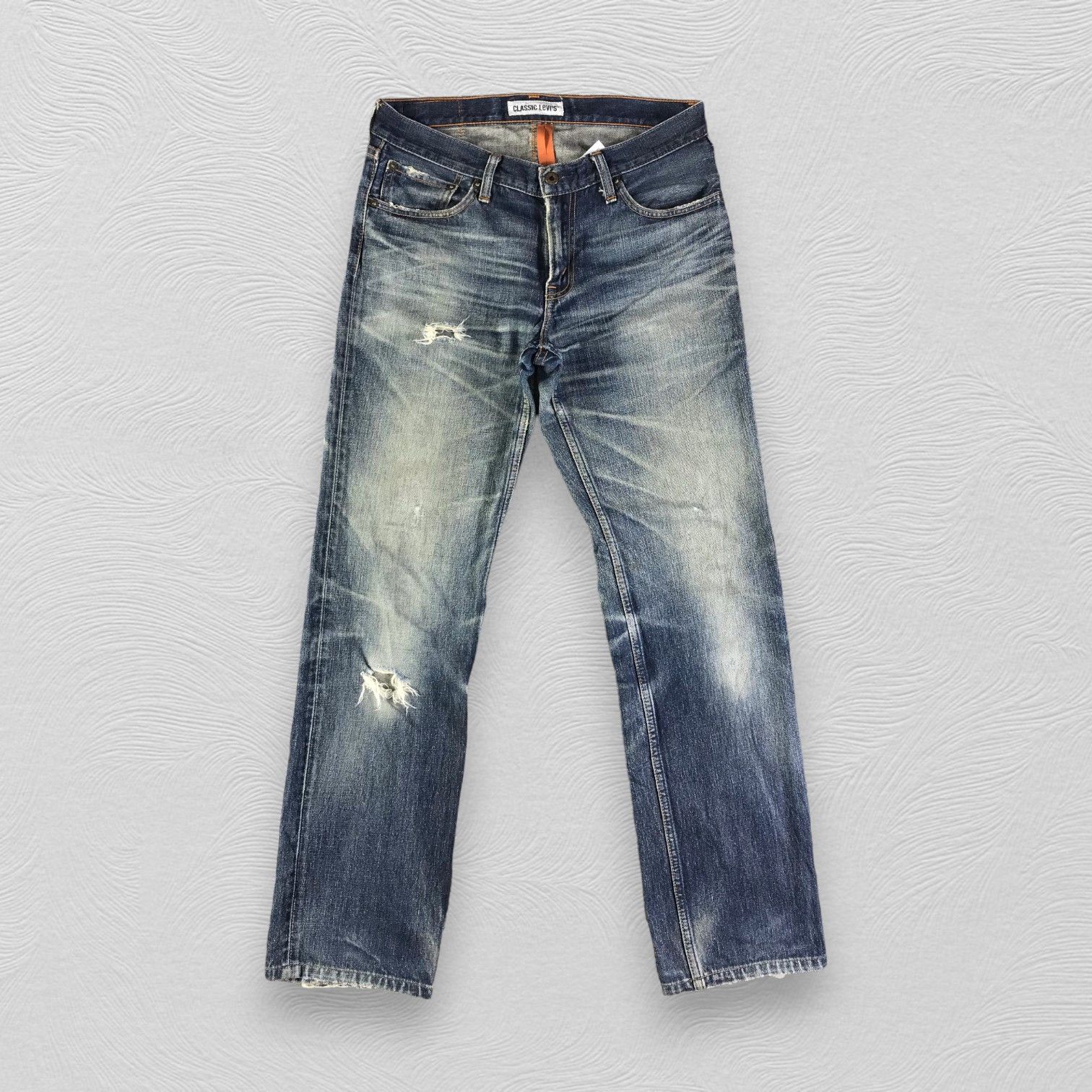 Levi's Vintage Levis 502 Jeans Ripped Denim Size US 32 / EU 48 - 1 Thumbnail