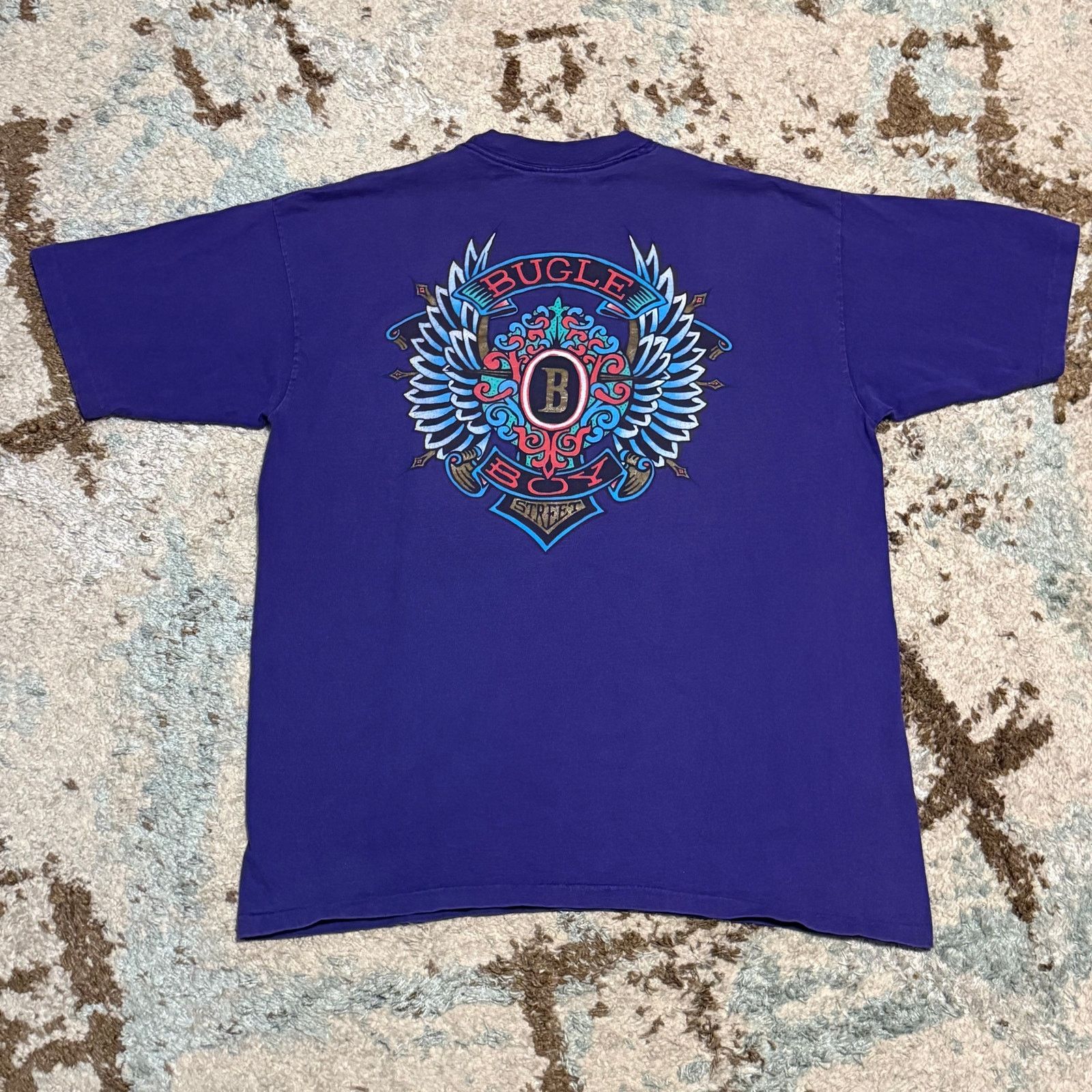 Bugle Boy × Vintage Vintage Bugle Boy Street Shirt Size Large 90s Winged Crest Size US L / EU 52-54 / 3 - 1 Thumbnail