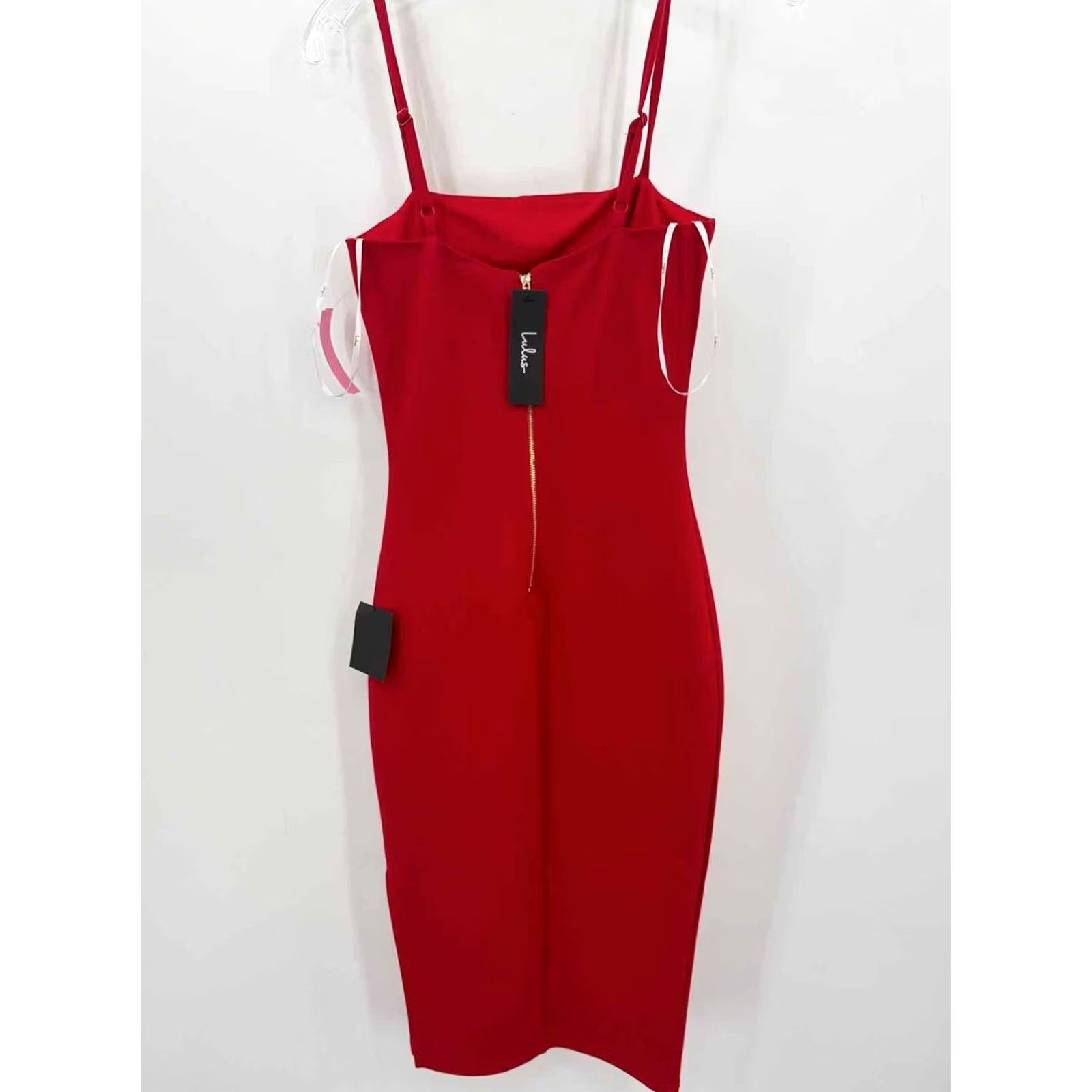 Lulus Lulus Midi Dress Size XS Red Sleeveless Pre-Owned Size XS / US 0-2 / IT 36-38 - 2 Thumbnail
