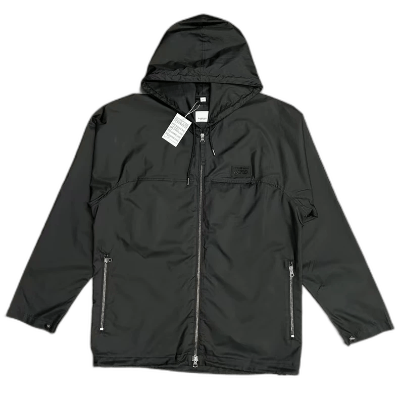 Burberry Burberry Black Zip Hooded Jacket Size US S / EU 44-46 / 1 - 1 Thumbnail