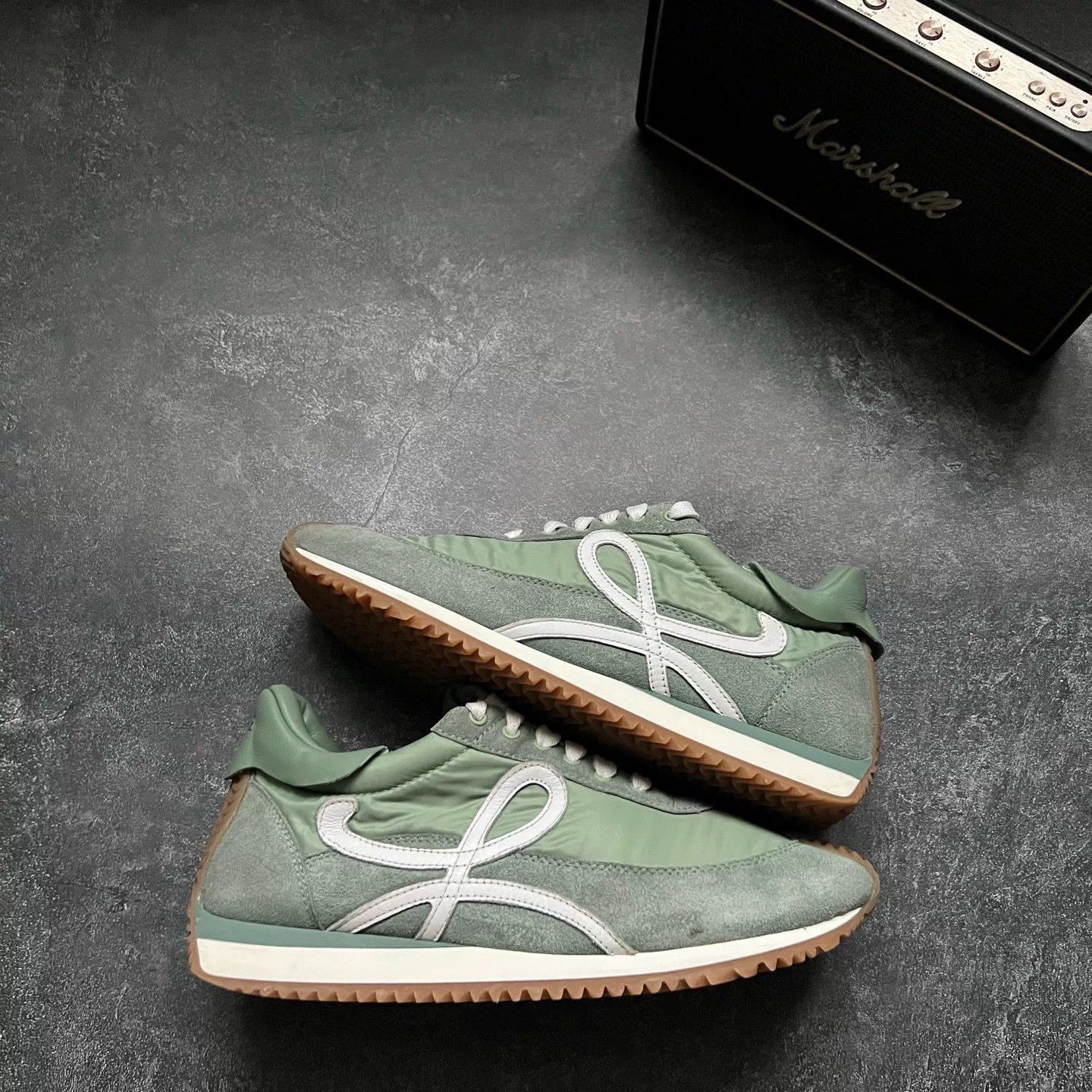 Loewe Loewe Running Green Lowtop Sneakers 39 Men Size US 6.5 / EU 39-40 - 1 Thumbnail