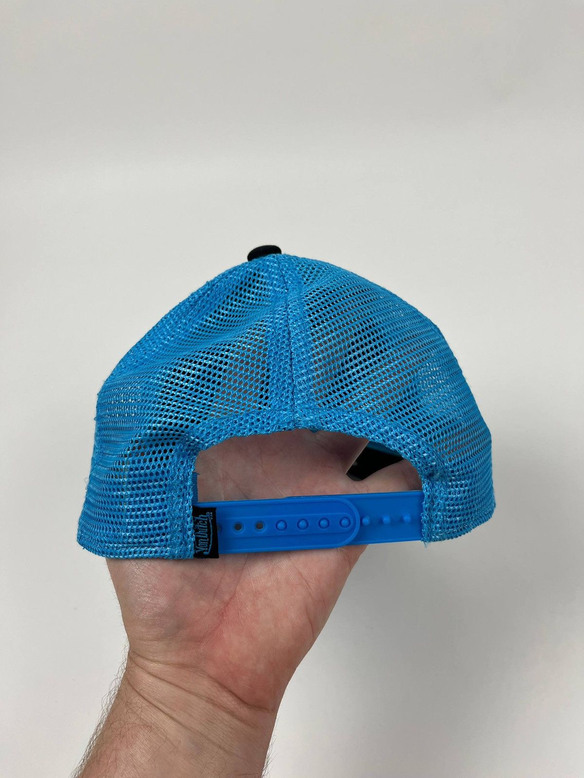 Von Dutch Vintage Von Dutch Trucker Cap Black Blue Mesh Y2K Streetwear Size ONE SIZE - 5 Thumbnail