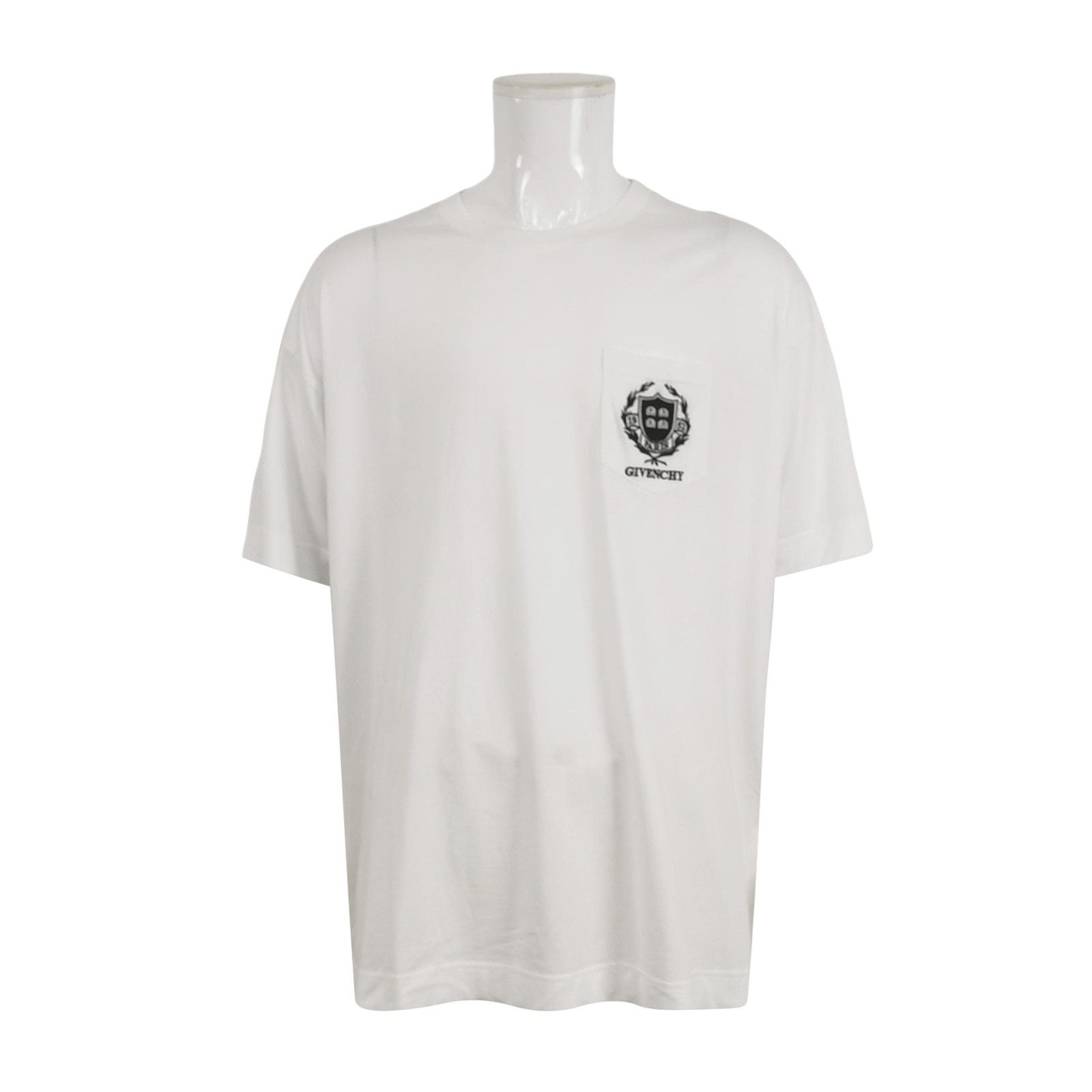 Givenchy Givenchy Crest Logo Pocket T-Shirt Size L Size US L / EU 52-54 / 3 - 1 Thumbnail