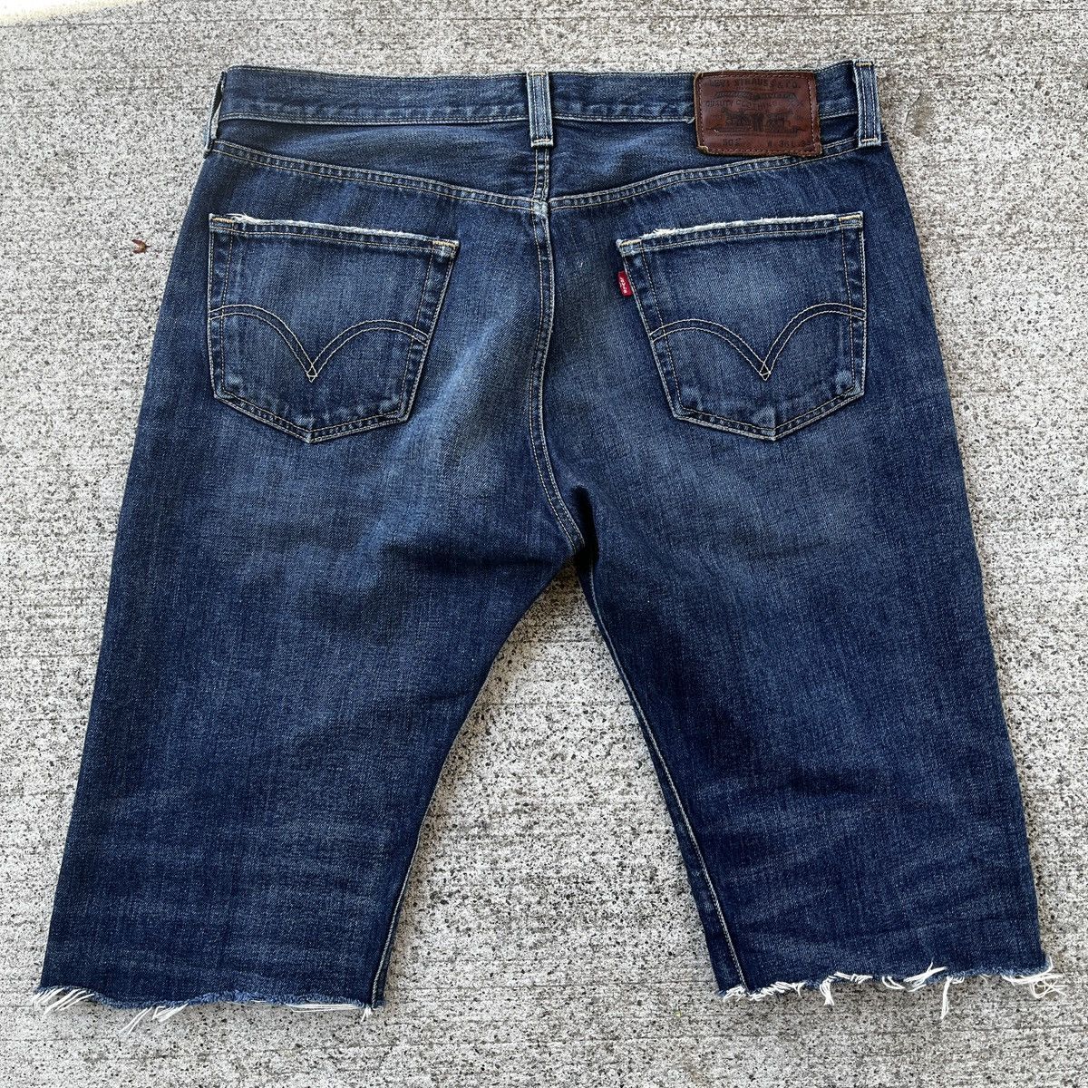 Levi's Vintage Levi’s 501 WPL 423 Mexico Repair Cut Off Jeans Rare Size US 36 / EU 52 - 8 Thumbnail