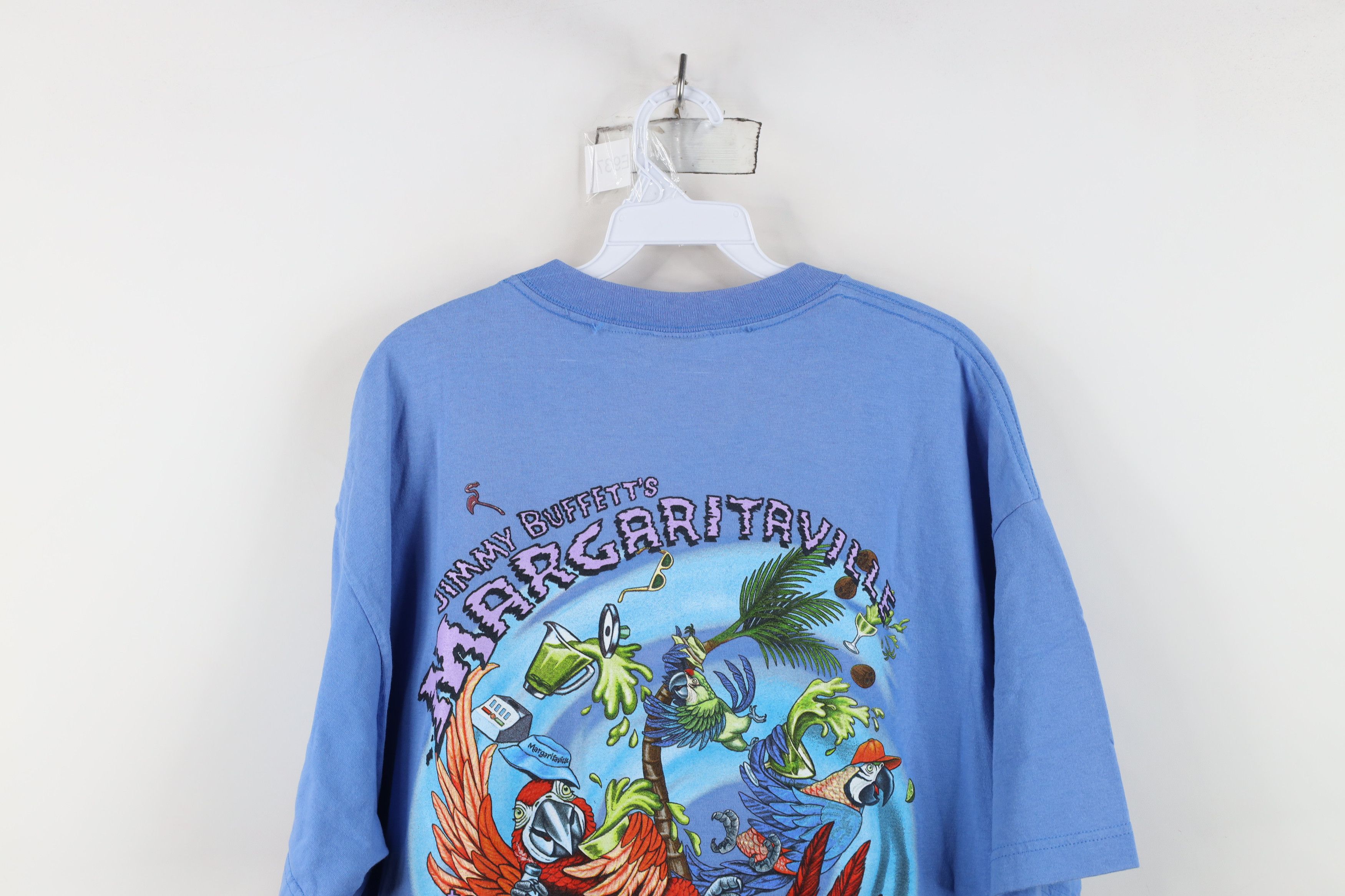 Vintage Vintage Y2K 2001 Margaritaville Jimmy Buffett Beach T-Shirt Size US XL / EU 56 / 4 - 13 Thumbnail