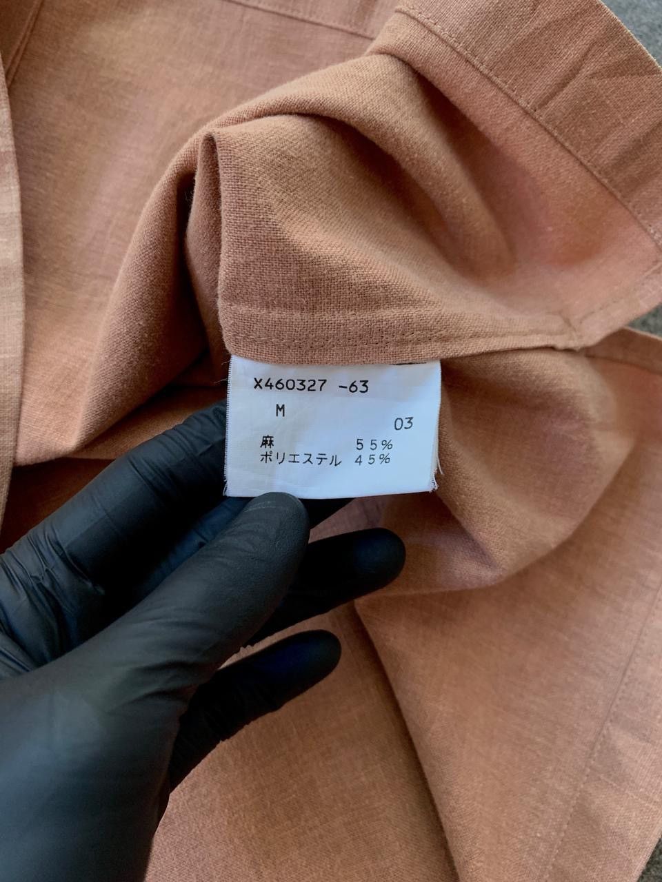 Yohji Yamamoto FREE TAX! Hidden Pocket Linen Shirt Size US M / EU 48-50 / 2 - 8 Thumbnail