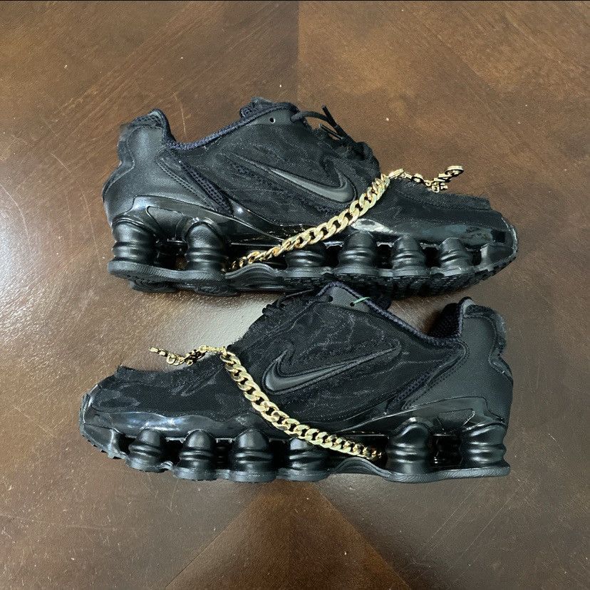 Comme Des Garcons Nike Shox Black | Grailed