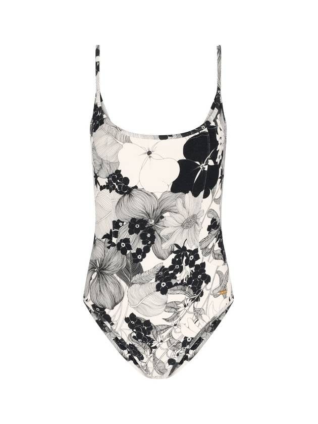 Tom Ford o1w1db10525 SWJ023 One-Piece Swimsuit in Black/White Size L / US 10 / IT 46 - 1 Preview