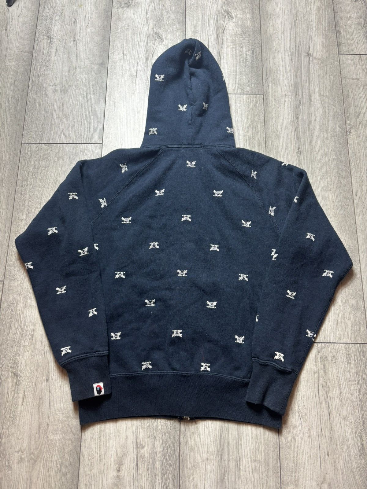 Bape Bape baby milo pirate store monogram zip hoodie Size US S / EU 44-46 / 1 - 4 Thumbnail