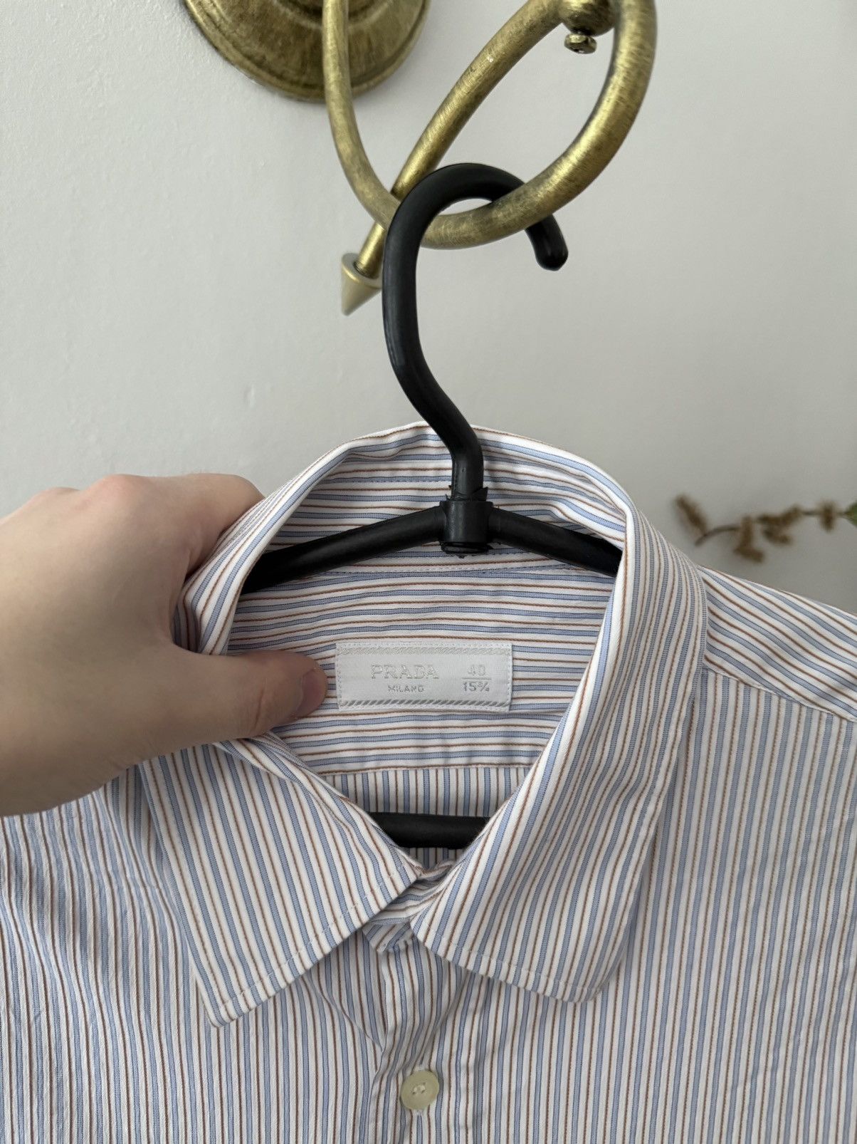 Prada Vintage Prada Button Up Shirt Size US M / EU 48-50 / 2 - 5 Thumbnail