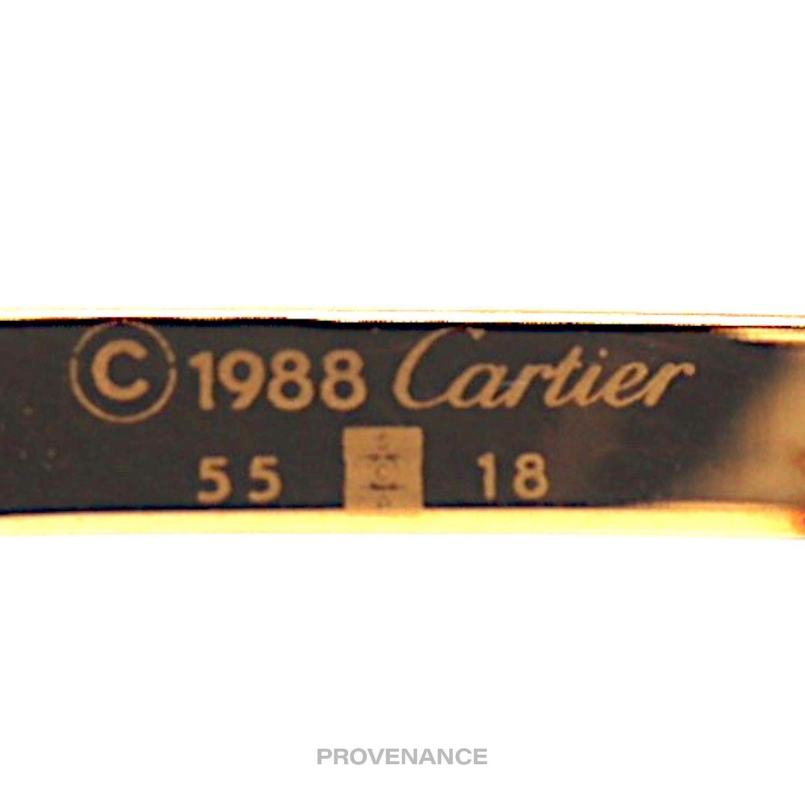 Cartier 🔴 Cartier Saphir Vintage Sunglasses - Gold/Blue Size ONE SIZE - 9 Thumbnail