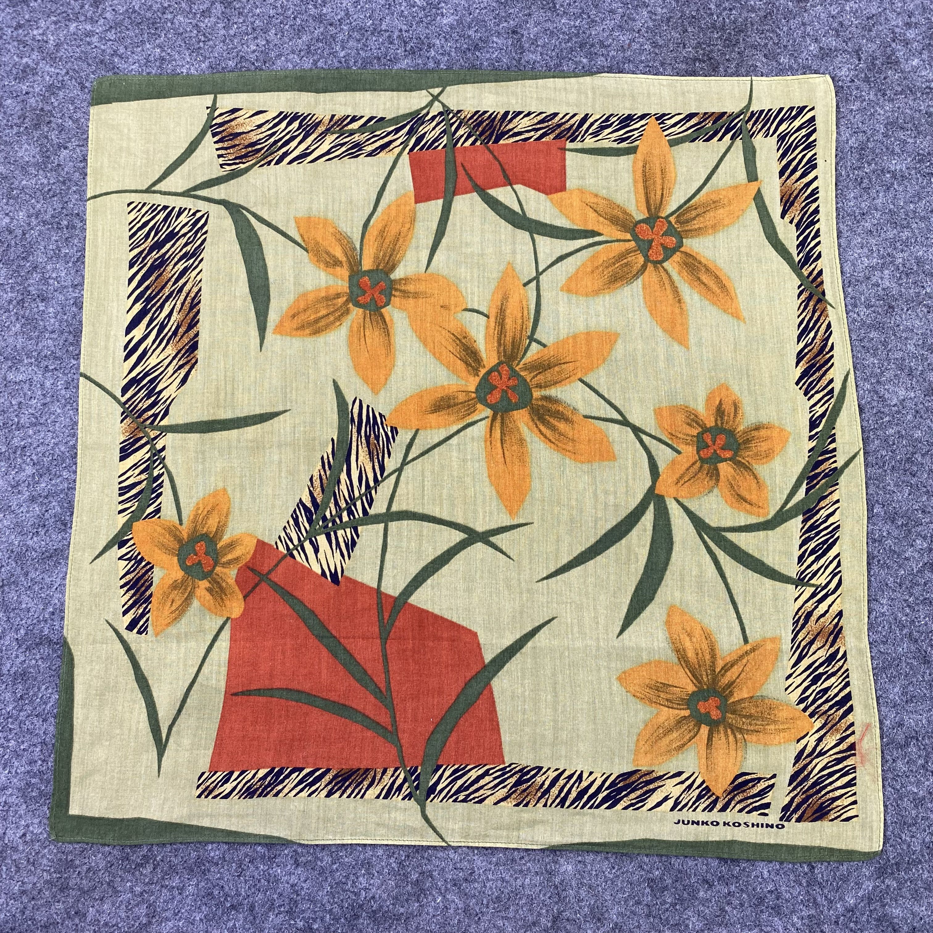Japanese Brand Junko Koshino Handkerchief / Bandana / Neckerchief-B727 Size ONE SIZE - 3 Thumbnail
