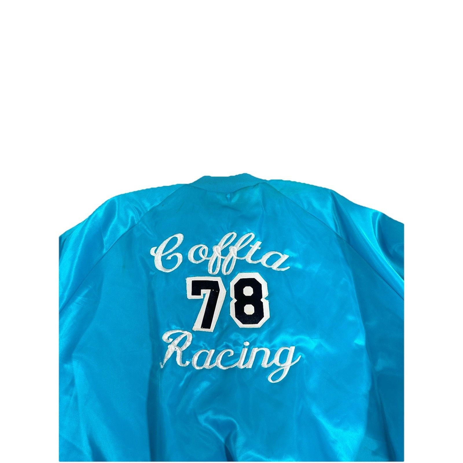 Vintage Vintage Coffta 78 Racing Satin Blue Jacket Coat Size US XL / EU 56 / 4 - 6 Thumbnail