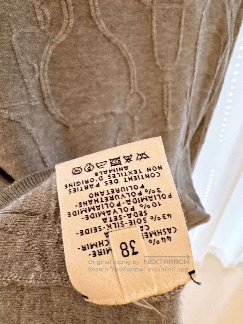 Hermes Hermes Stirrup Buckle Jacquard Knit Open Cardigan Size XS / US 0-2 / IT 36-38 - 6 Thumbnail