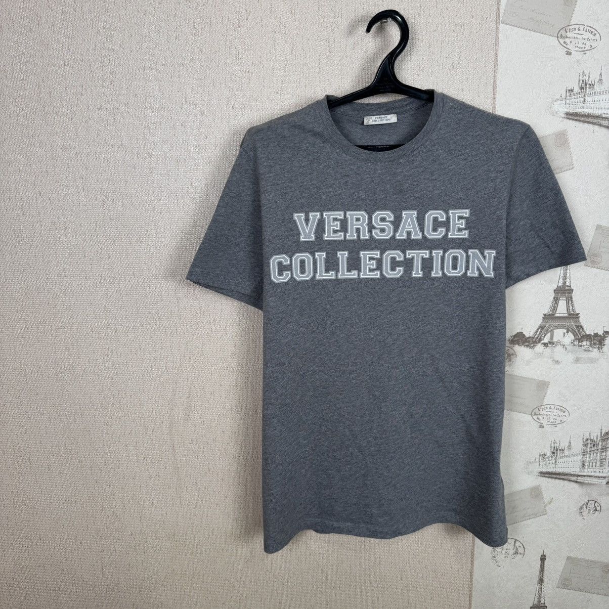 Versace Versace Collection T shirt College Grey Luxury Sz L Size US L / EU 52-54 / 3 - 6 Thumbnail
