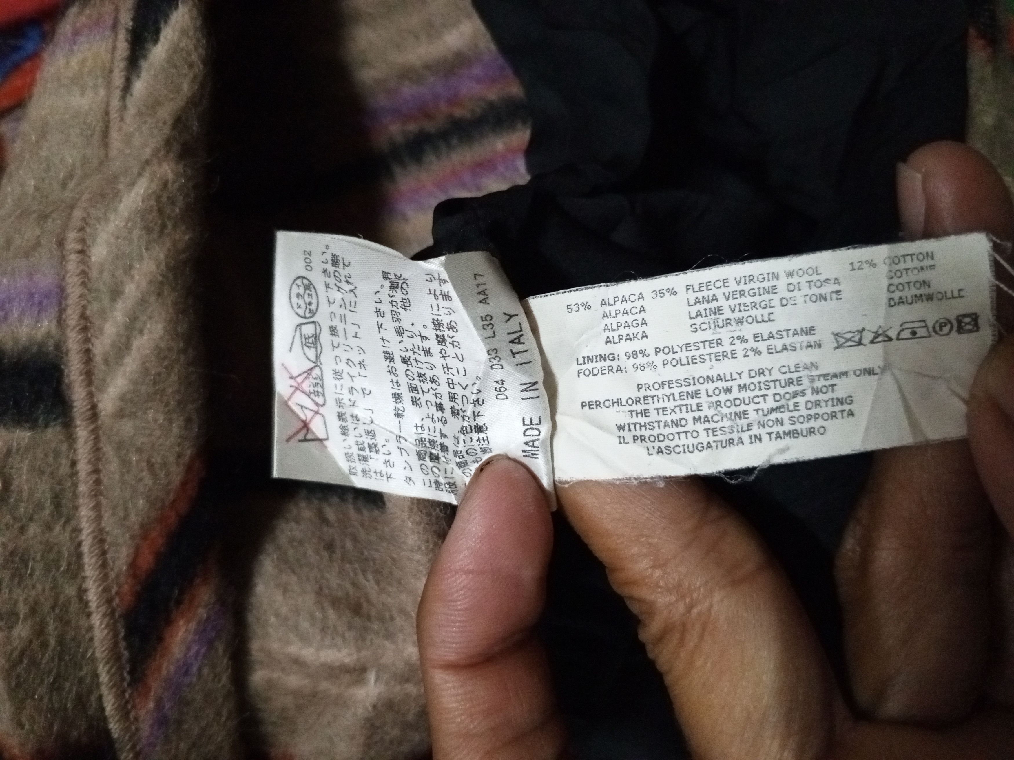 Missoni Massoni wool long coat Size US L / EU 52-54 / 3 - 11 Thumbnail
