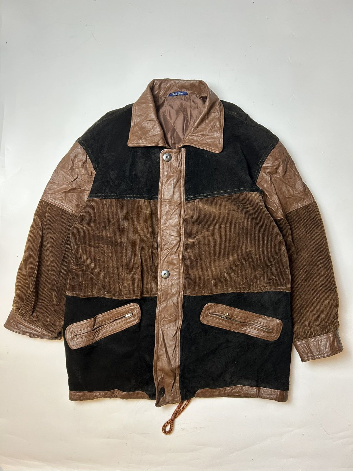 Japanese Brand × Vintage ROTARY GROUP LEATHER AND SUEDE VINTAGE STYLE JACKET Size US M / EU 48-50 / 2 - 1 Thumbnail