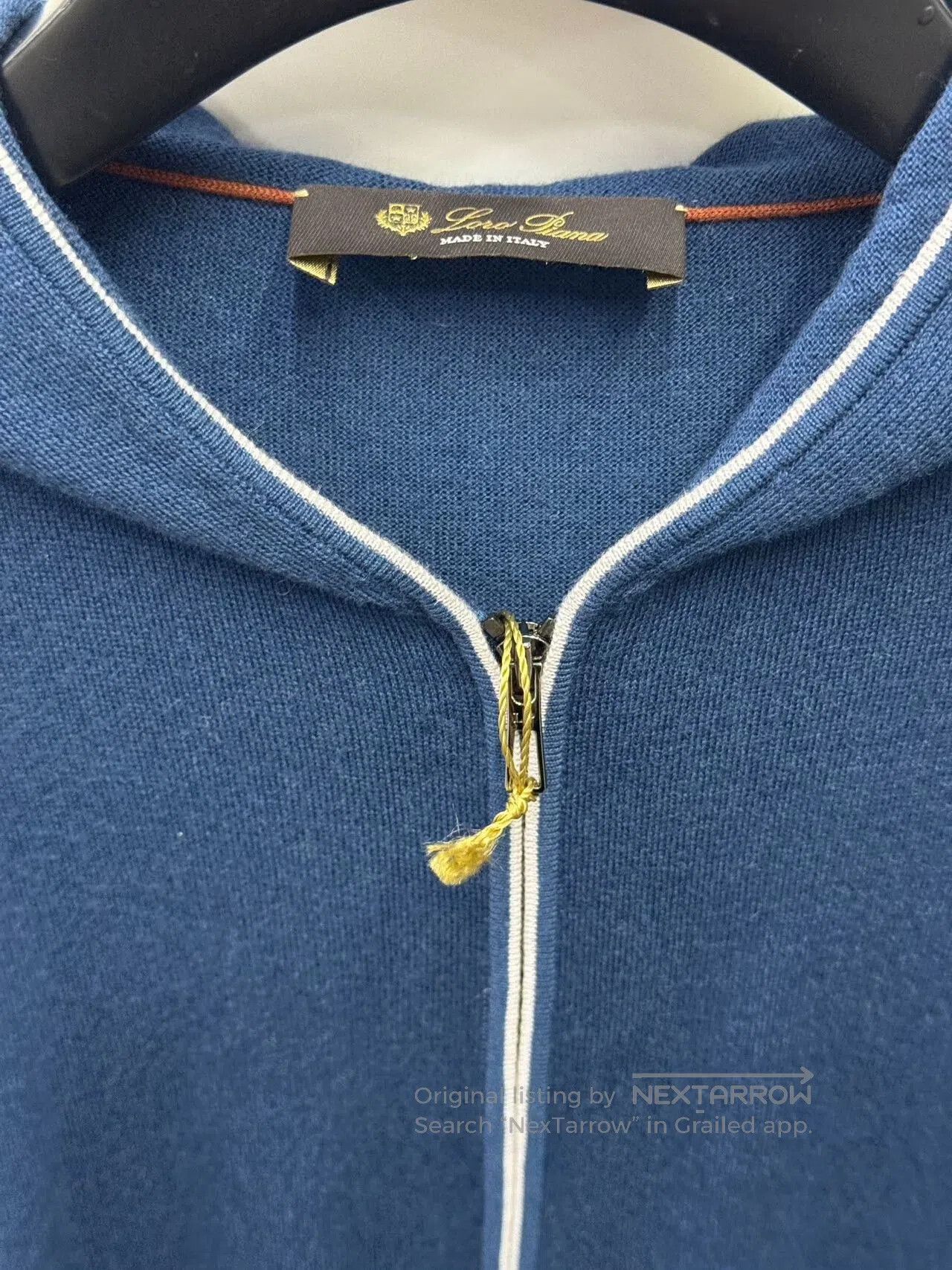 Loro Piana Loro Piana Men's Blue Cardigan Jacket. Size US M / EU 48-50 / 2 - 4 Thumbnail