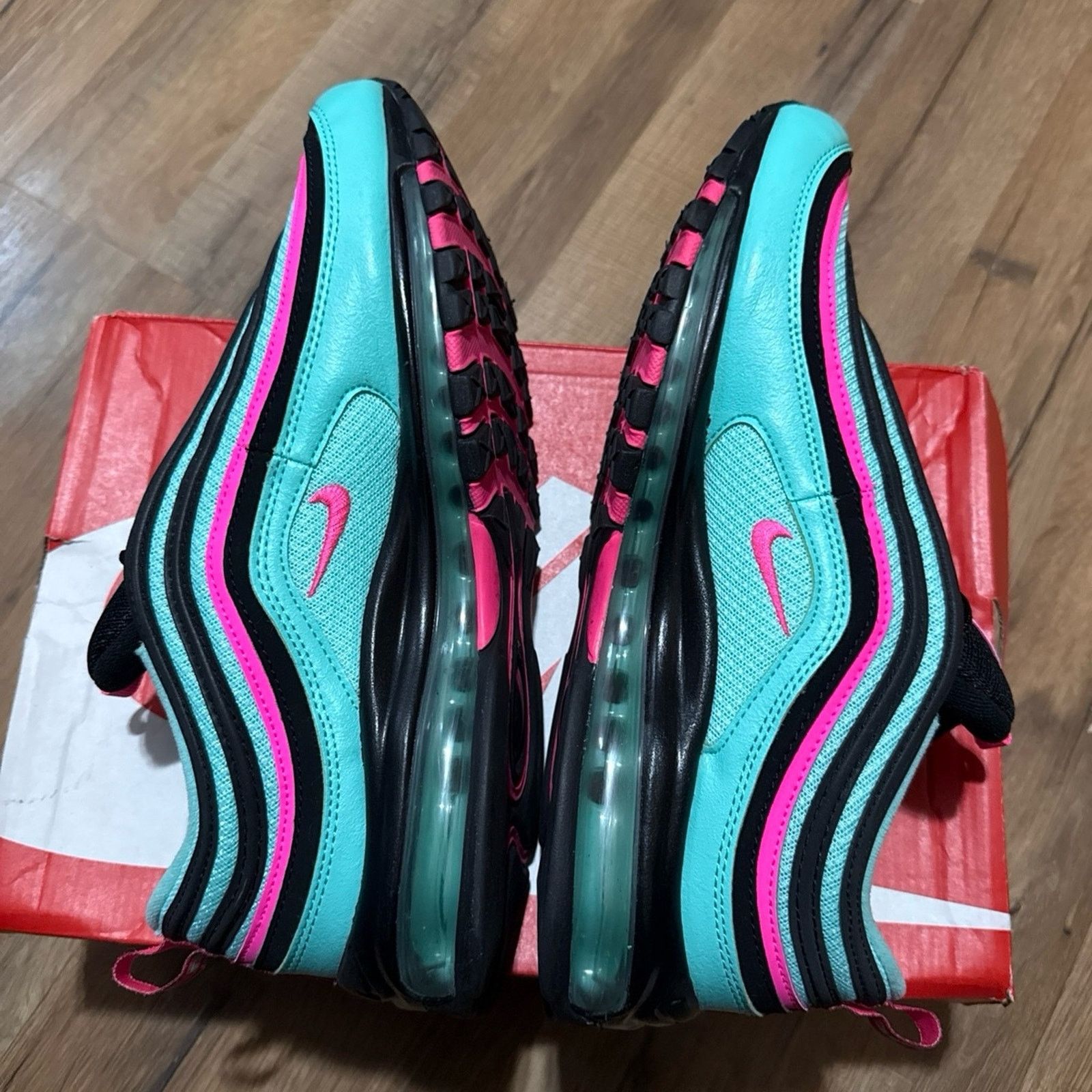Nike Nike Air Max 97 Hyper Turquoise South Beach Size US 11 / EU 44 - 5 Thumbnail