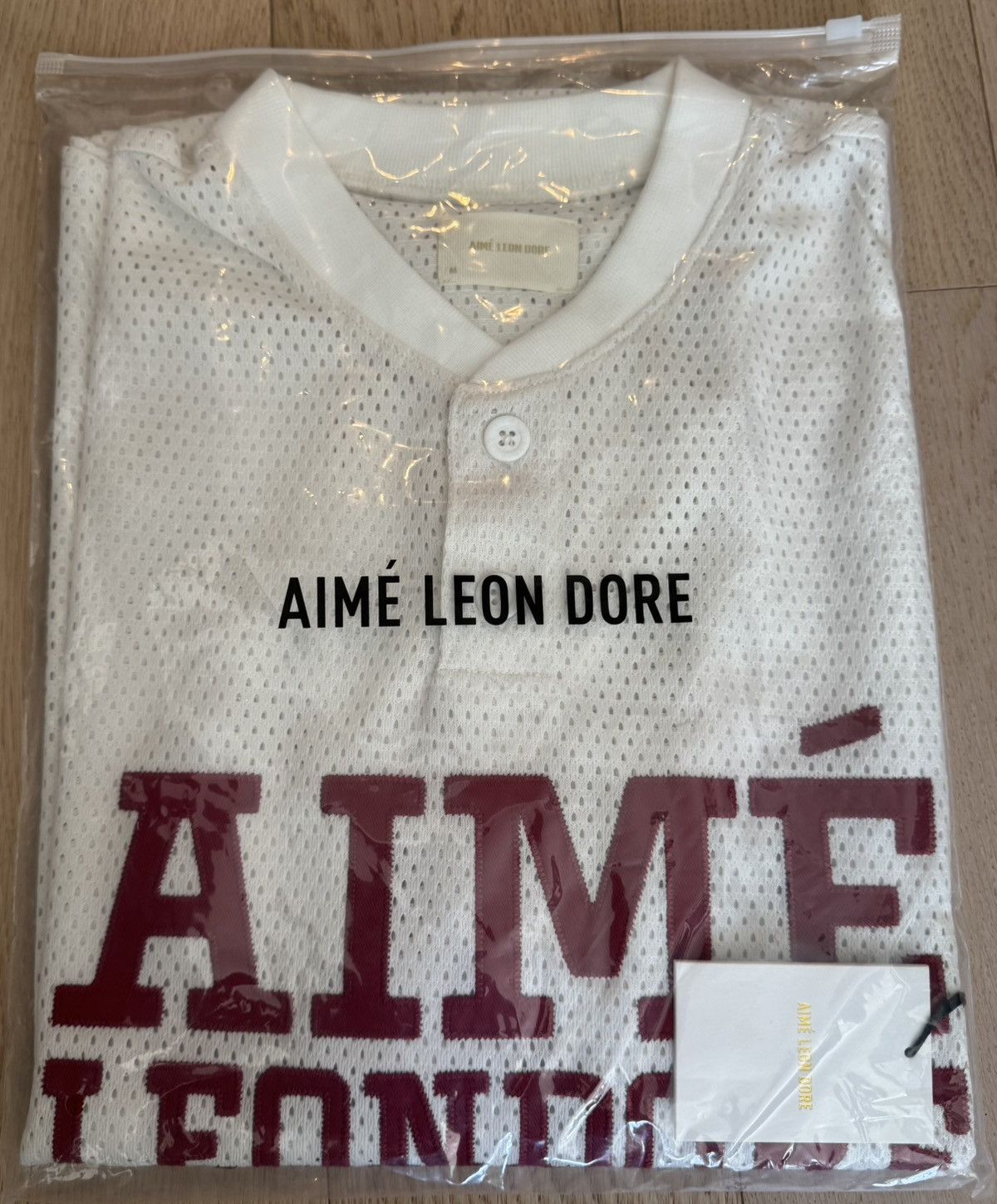 Aime Leon Dore ALD Mesh Batting Practice Jersey Medium White Red Size US M / EU 48-50 / 2 - 6 Thumbnail