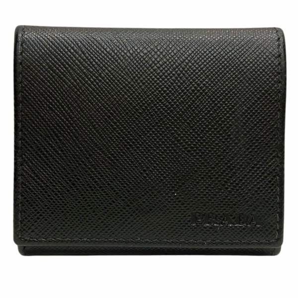 Prada Prada Prada Saffiano Leather Coin Case Wallet 2MM935 Leather Coin Case 2MM935 in Good Condition Size ONE SIZE - 1 Thumbnail