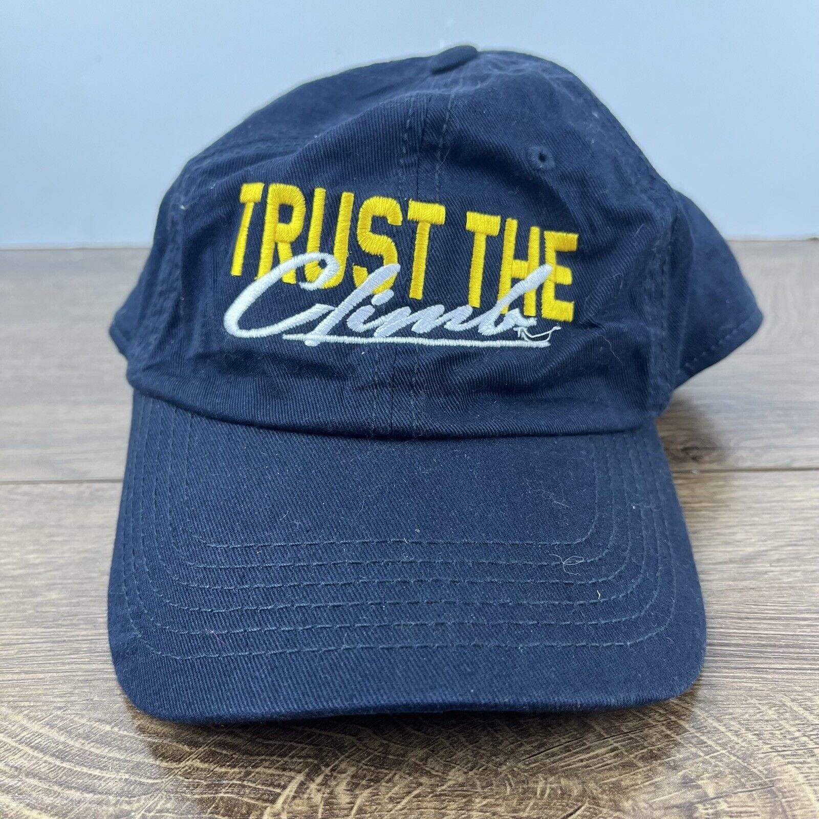 Other Wets Virginia Hat Trust the Climb Hat Blue Adjustable Hat Bl Size ONE SIZE - 1 Thumbnail