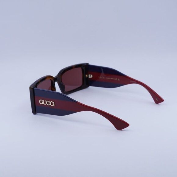 Gucci 🕶️ New Gucci GG1860S 002 Sunglasses - Havana/Blue/Red Frame Size ONE SIZE - 10 Thumbnail