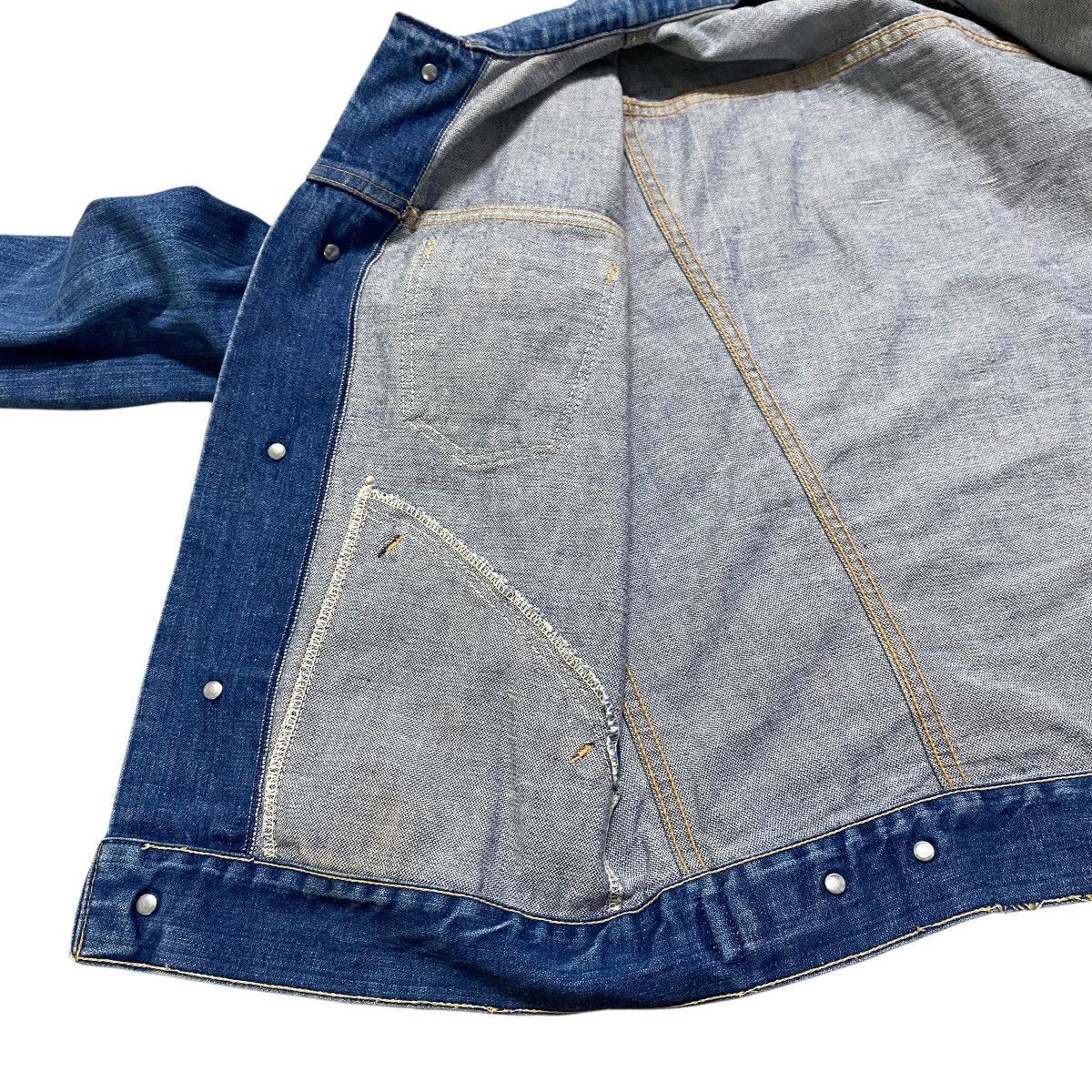 Wrangler Vintage 70s Wrangler Denim Trucker Jacket Lot 12002 Size US M / EU 48-50 / 2 - 13 Thumbnail
