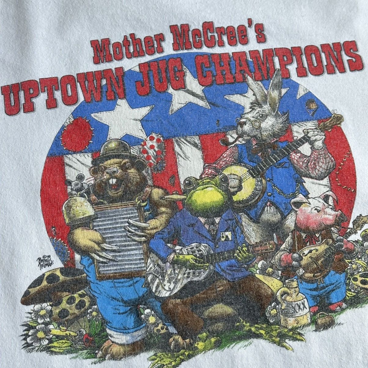 Grateful Dead Vintage Mother McCrees Uptown Jug Champion Grateful Dead Tee Size US L / EU 52-54 / 3 - 3 Thumbnail