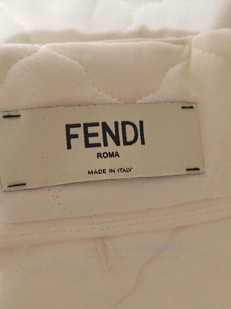 Fendi Fendi White Silk Suite Size XS / US 0-2 / IT 36-38 - 9 Thumbnail