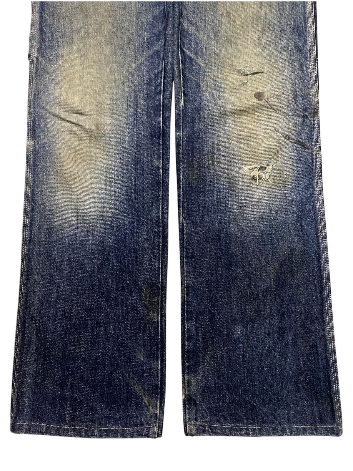 POST ARCHIVE FACTION (PAF) Size 34 Gap Mud Wash Multipocket Distressed Baggy Jeans Size US 34 / EU 50 - 5 Thumbnail