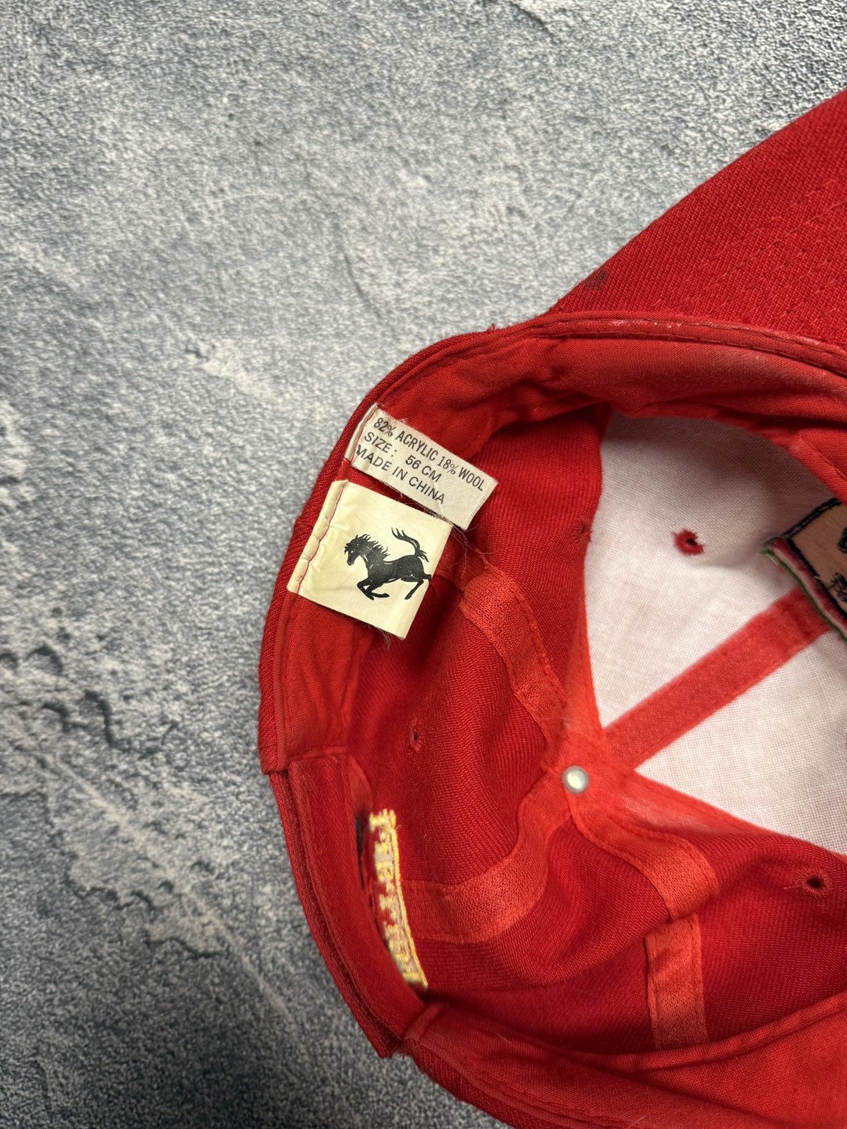 Ferrari × Vintage Vintage Ferrari ©1996 Cap Hat Size ONE SIZE - 5 Thumbnail