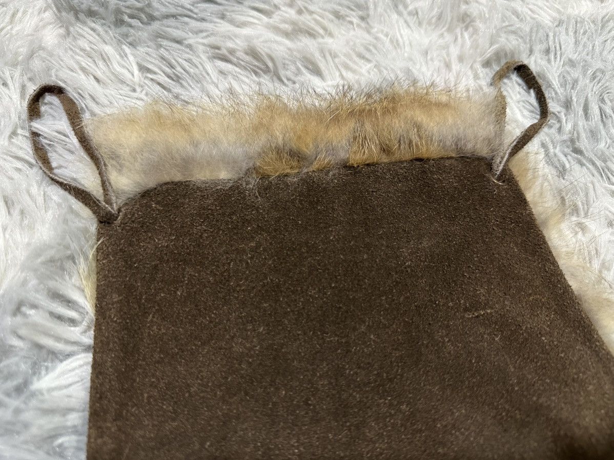 Japanese Brand 🔥Sick Y2K Japanese Suede Fur Belt Bag Goa Vkei Style Size ONE SIZE - 8 Thumbnail
