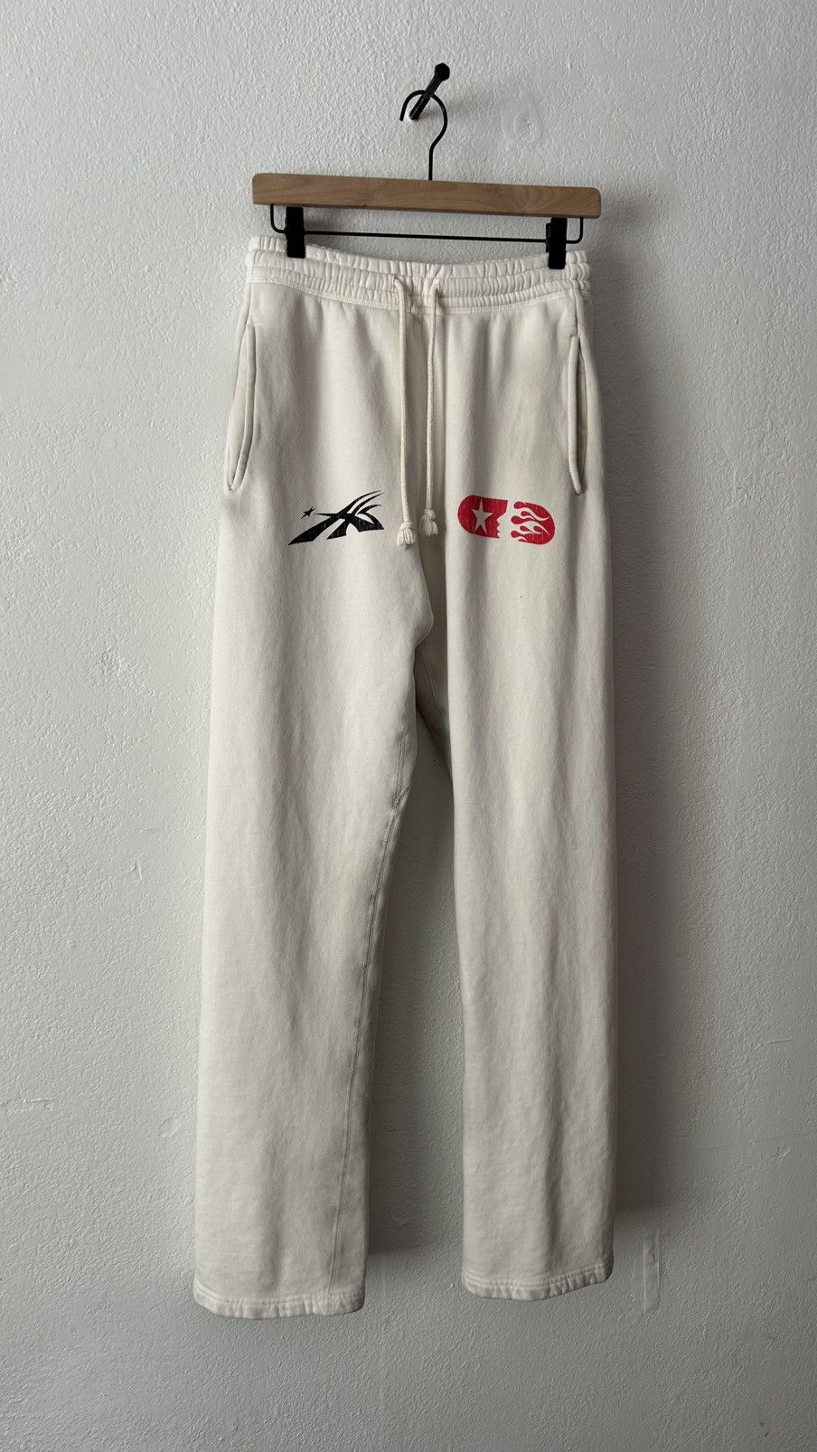 HELLSTAR Hellstar White Skull Sweat Pants Size US 30 / EU 46 - 3 Thumbnail