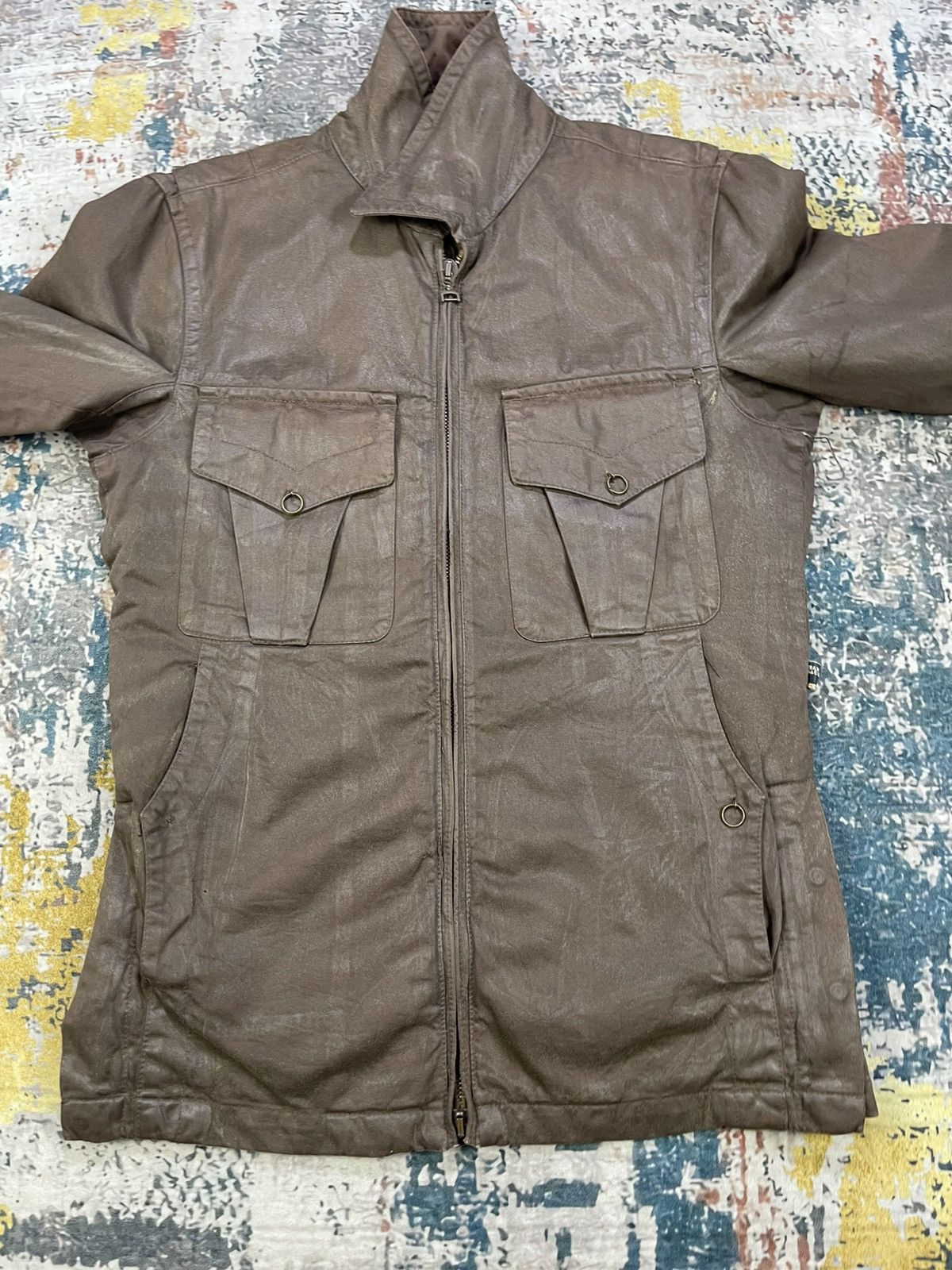 Jean Paul Gaultier Jean Paul Gaultier Utility Waxed Field Jacket Size US M / EU 48-50 / 2 - 10 Thumbnail