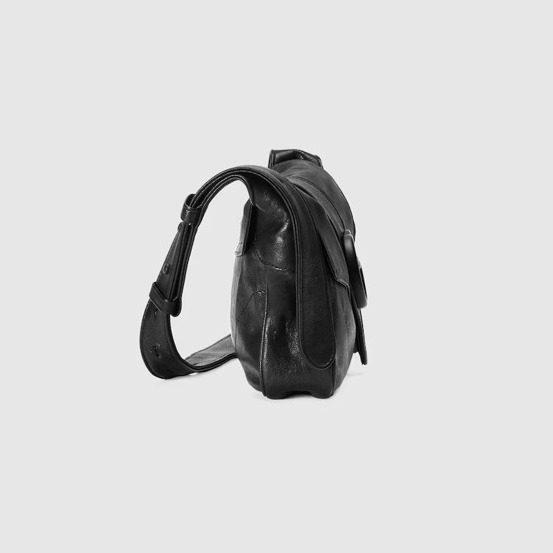 Gucci o1s1wg110225 Size:OS/ Aphrodite Small Shoulder Bag in Black Size ONE SIZE - 3 Thumbnail