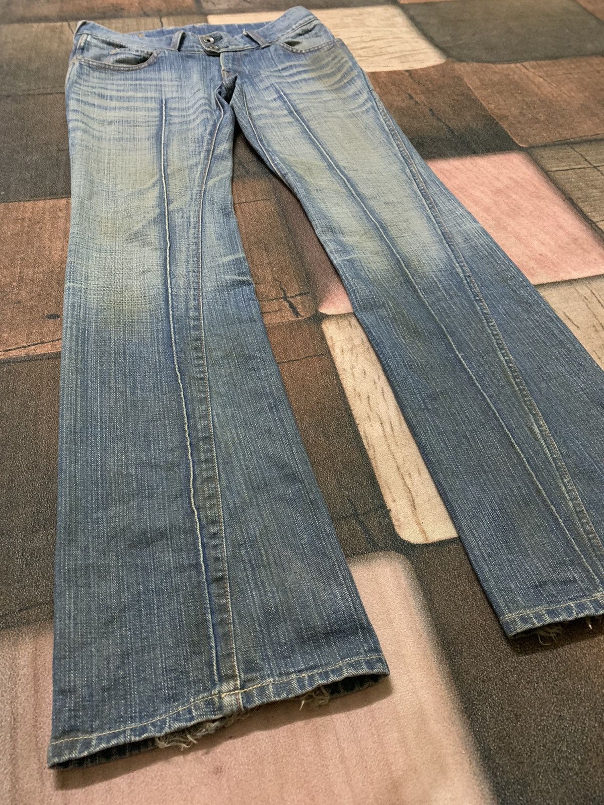 If Six Was Nine Flared rusty mud buffalo jeans obelisk style Size US 30 / EU 46 - 8 Thumbnail